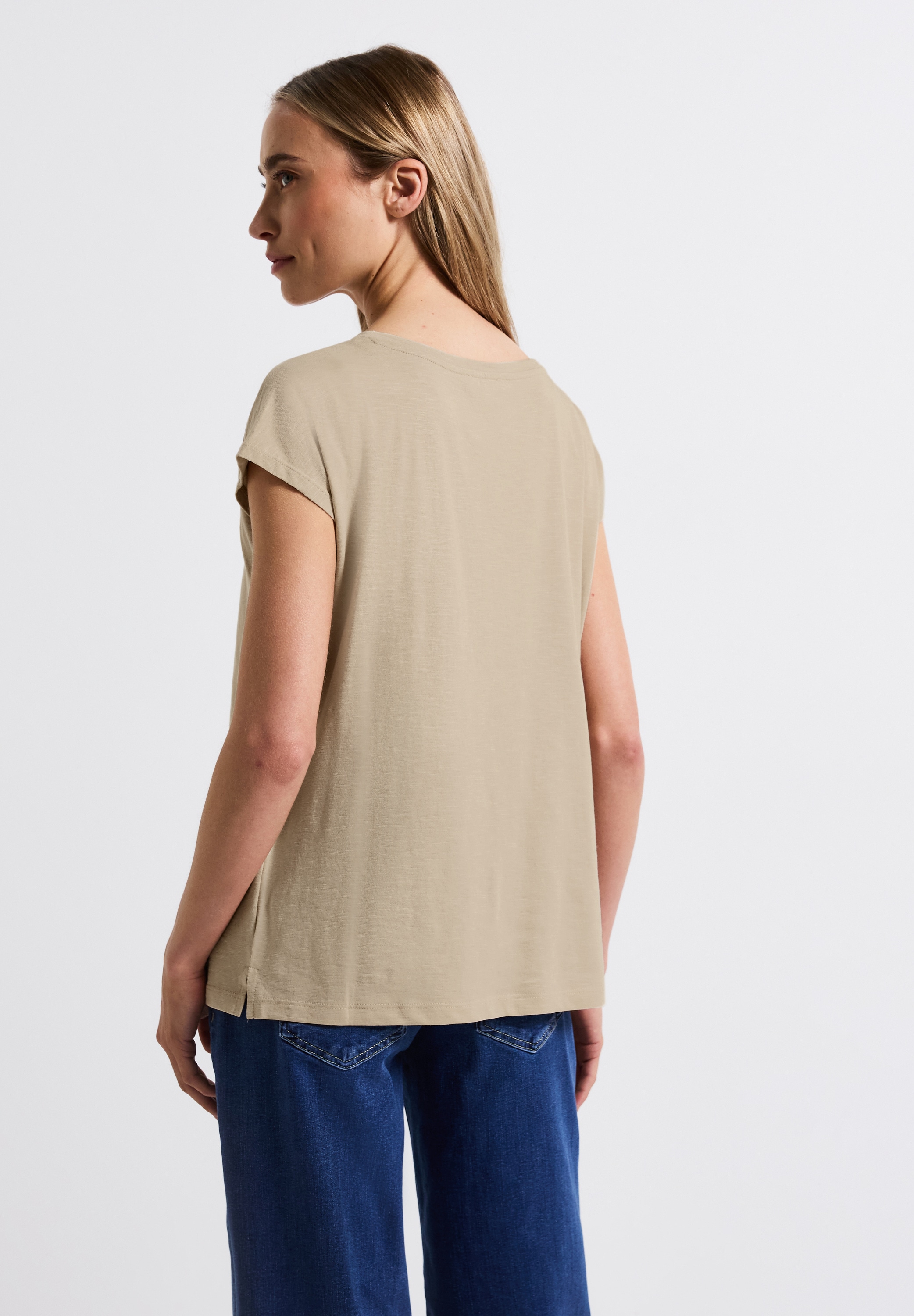 STREET ONE Shirttop, mit Raffung