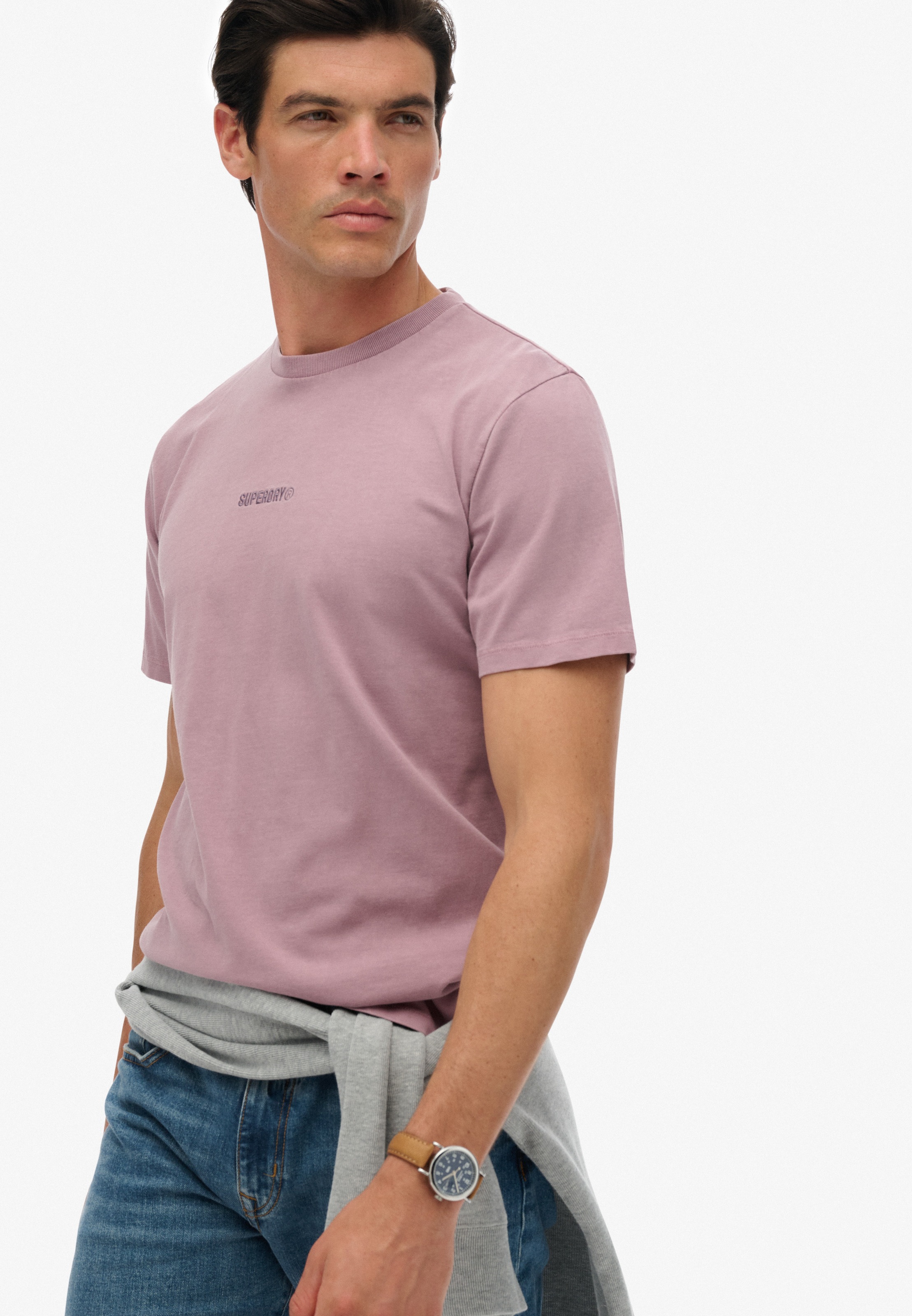 Superdry Rundhalsshirt "MICRO LOGO T SHIRT" günstig online kaufen