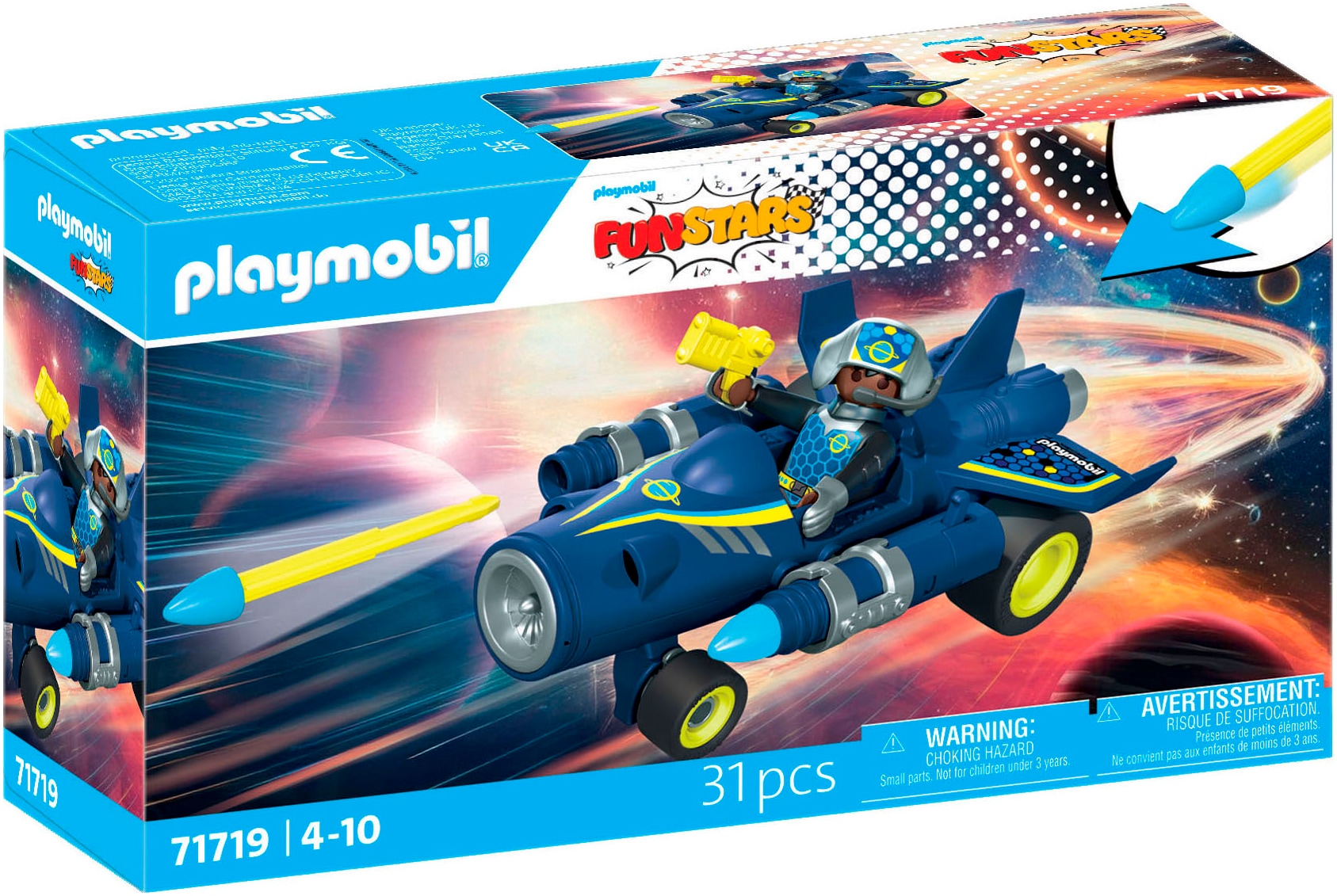 Playmobil® Konstruktions-Spielset »Rasender Space-Jet (71719), Funstars«, (31 St.), Made in Europe