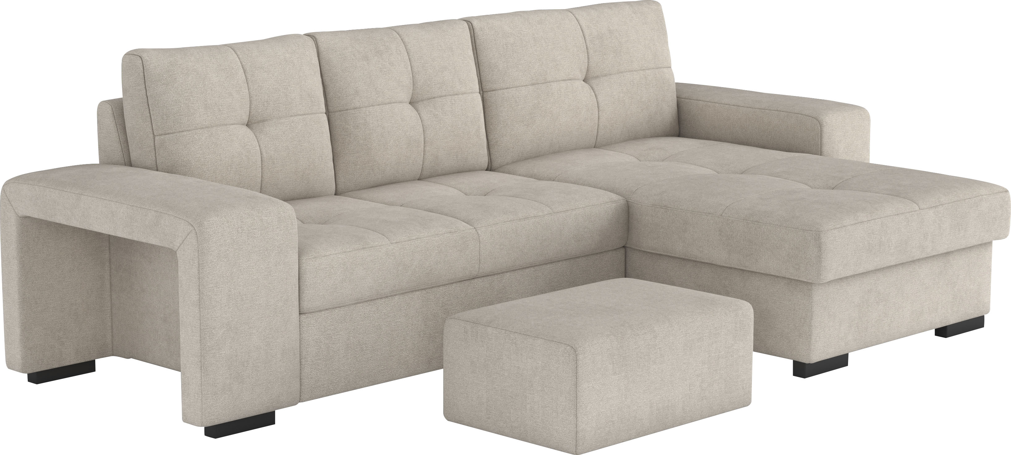 Thumbnail - COTTA Ecksofa "Mattina L-Form", mit Hocker, wahlweise mit Bettfunktion & Bettkasten