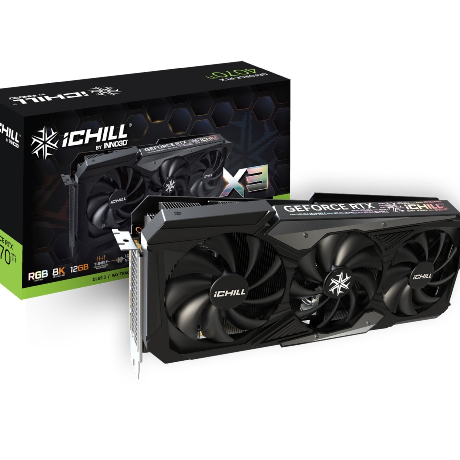 Inno3D Grafikkarte »Geforce RTX 4070 Ti ichill x3«