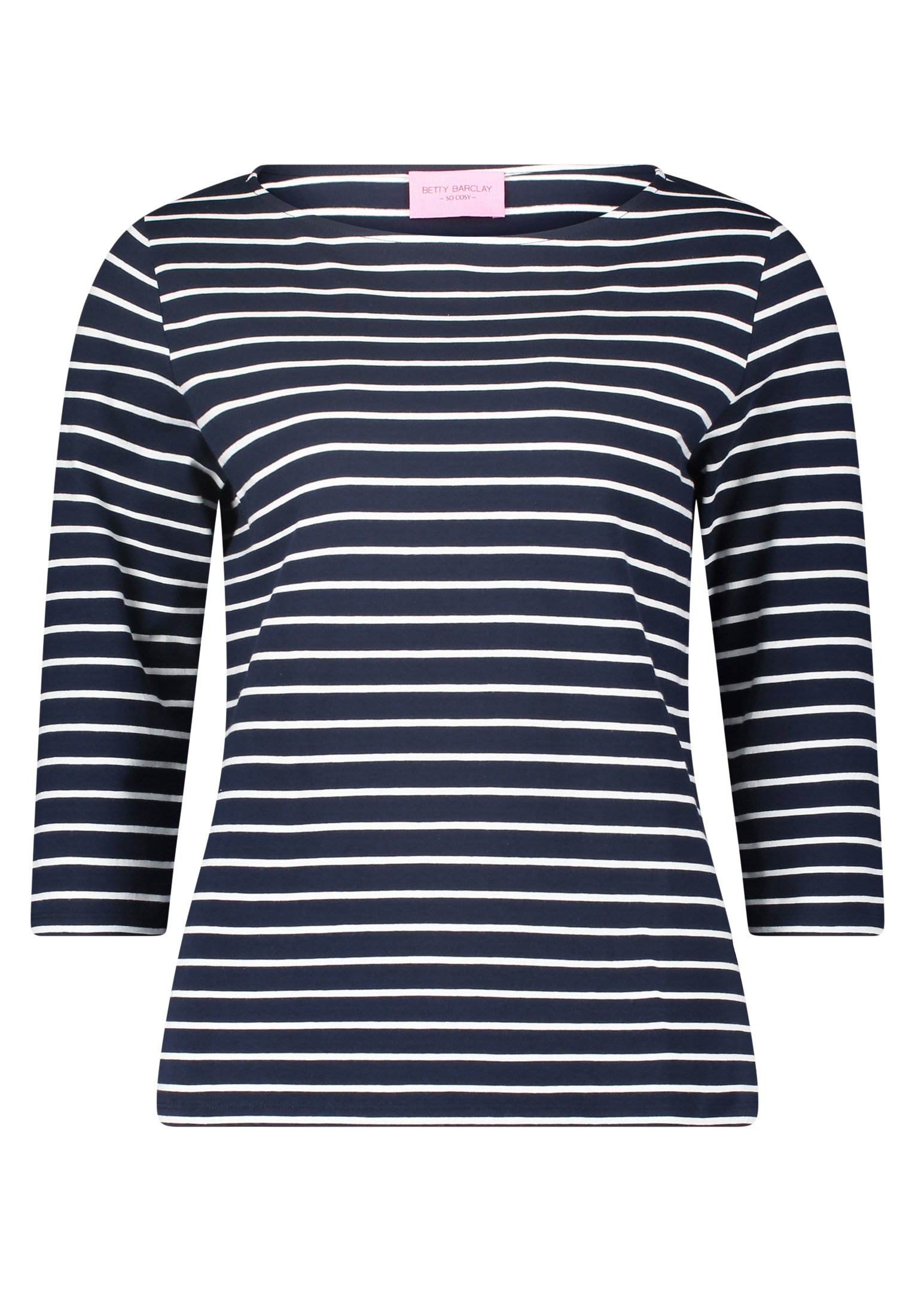 Betty Barclay 3/4-Arm-Shirt "Betty Barclay Ringelshirt mit U-Boot-Ausschnit günstig online kaufen