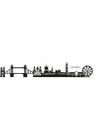 Wandtattoo »XXL Stadt Skyline London 120cm«, (1 St.)