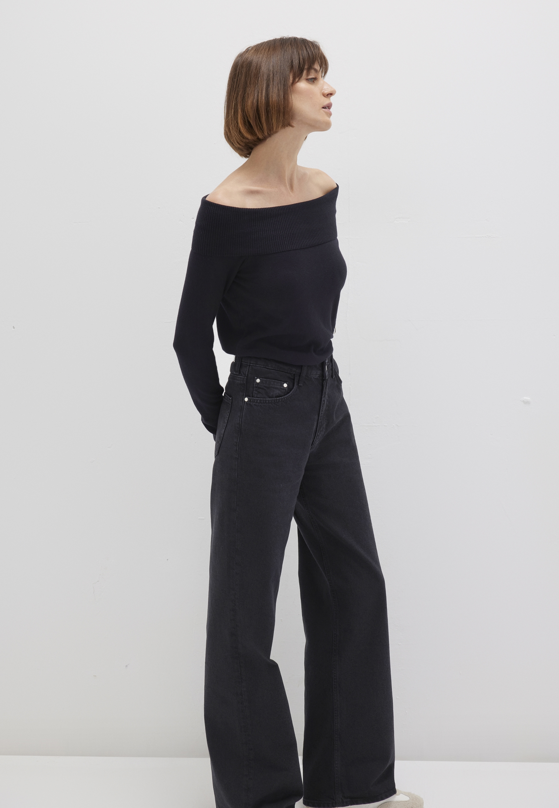 Mavi Strickpullover "WIDE NECK SWEATER" günstig online kaufen