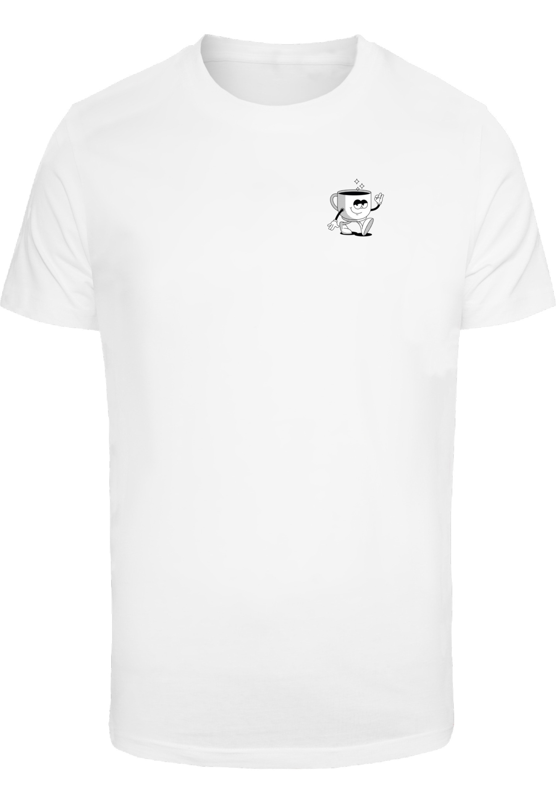 MisterTee T-Shirt "MisterTee Better With Coffee Tee" 1 Stk.