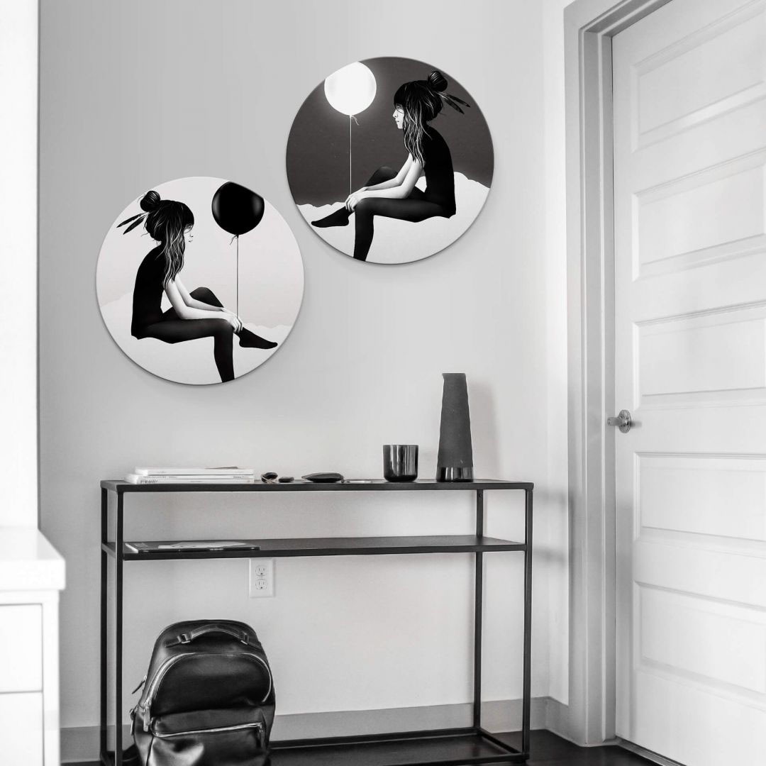 (Set, Deko Ø45 St.) kaufen cm«, 2 Mehrteilige Collage Wall-Art Indie Bilder | BAUR »Boho
