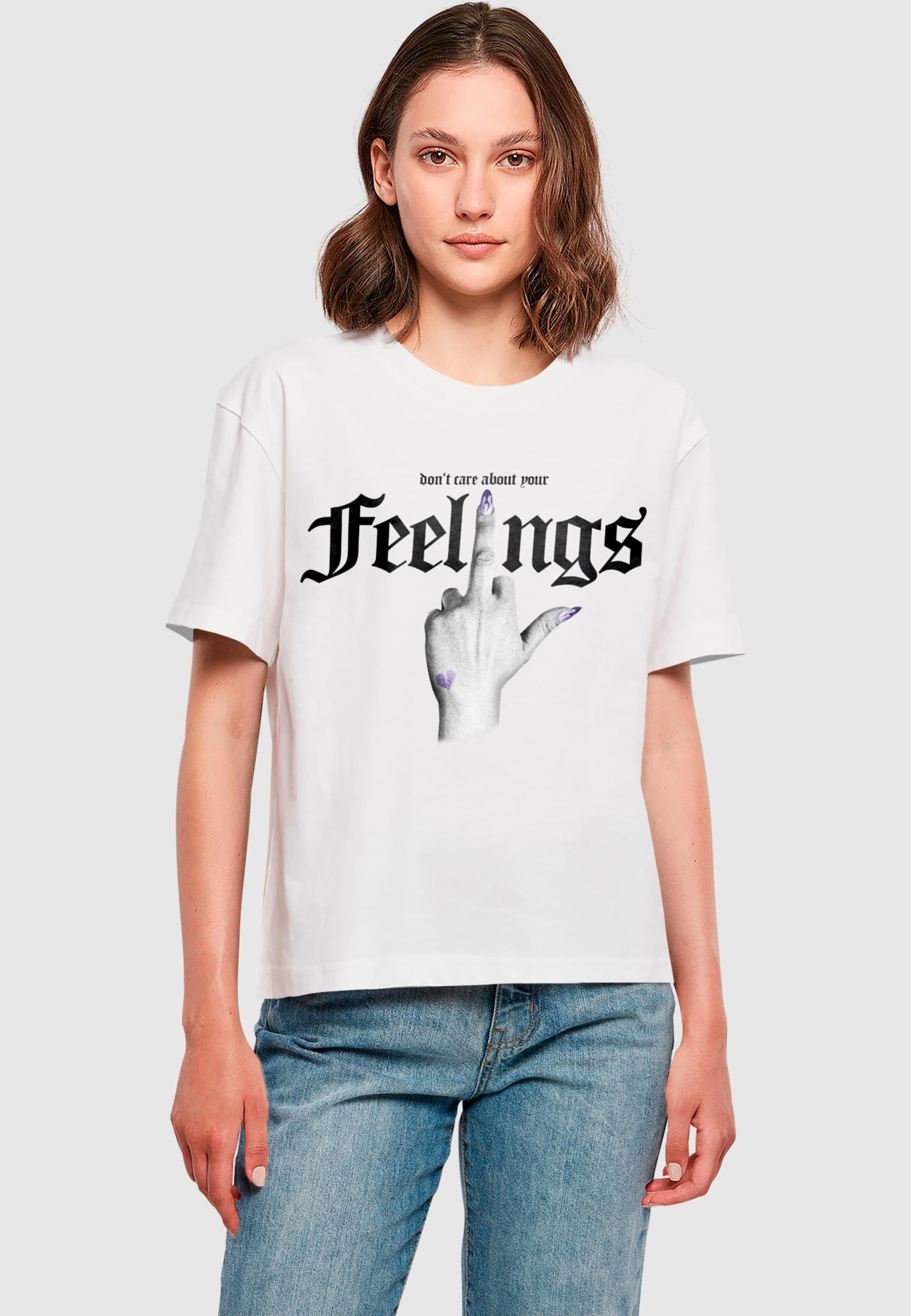 Miss Tee T-Shirt »Miss Tee Don't Care Tee«, (1 tlg.)