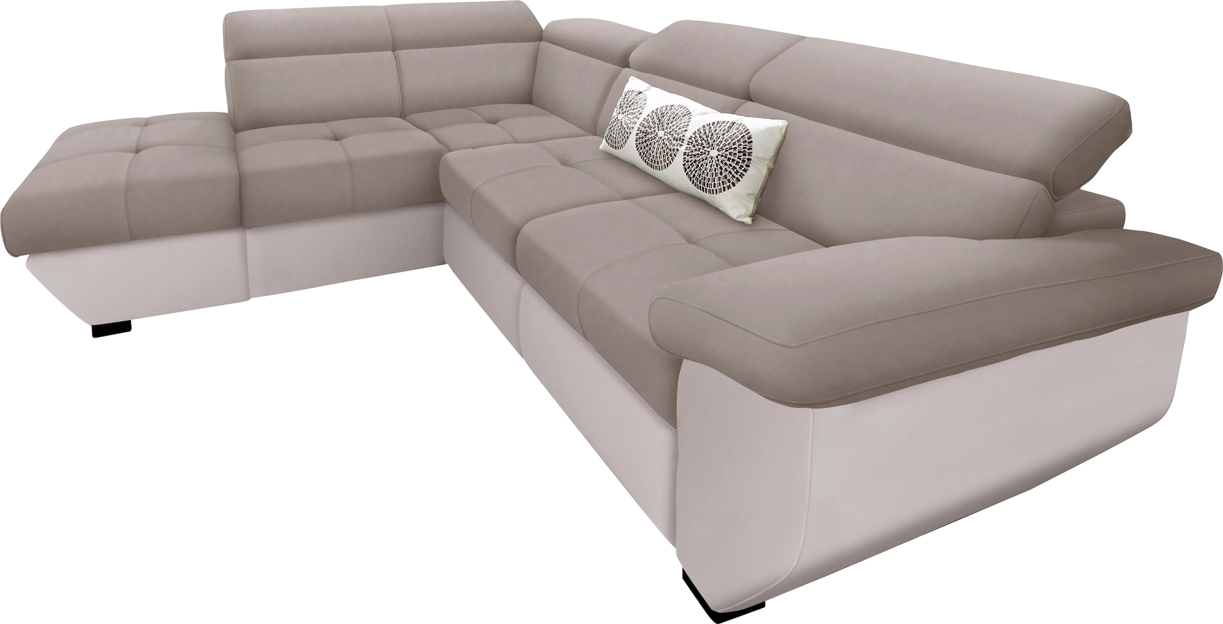 COTTA Ecksofa »Speedway L-Form«, mit Kopfteilverstellung, wahlweise mit Bettfunktion & Bettkasten