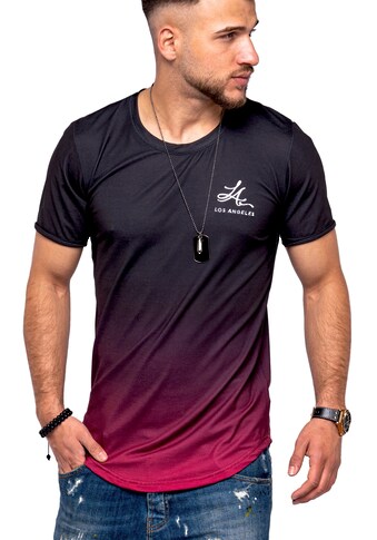 behype T-Shirt »LA«, mit modischem Farbverlauf kaufen