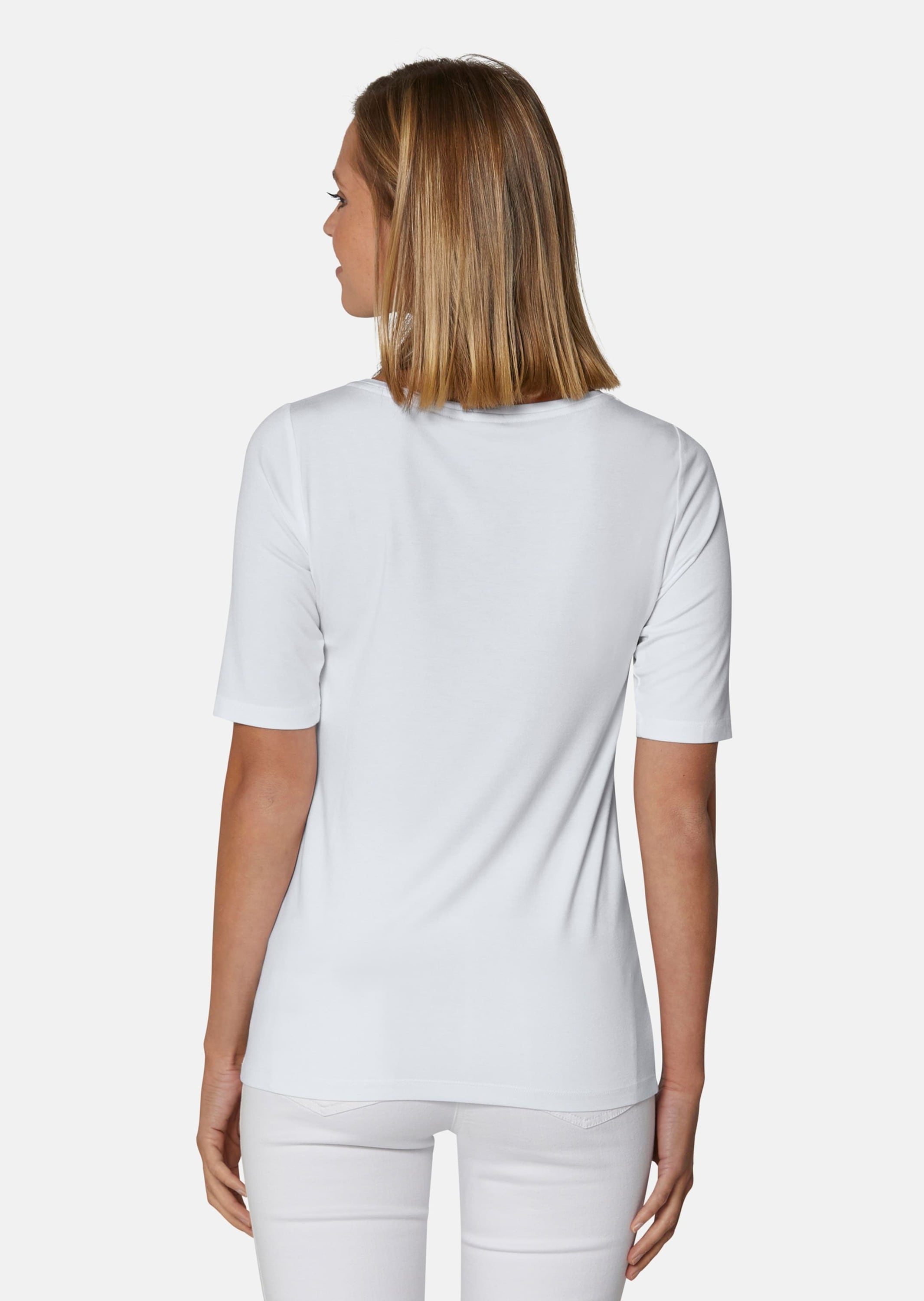 MADELEINE Kurzarmshirt »Shirt Rundhals-Shirt mit farbenfrohem Foliendruck«