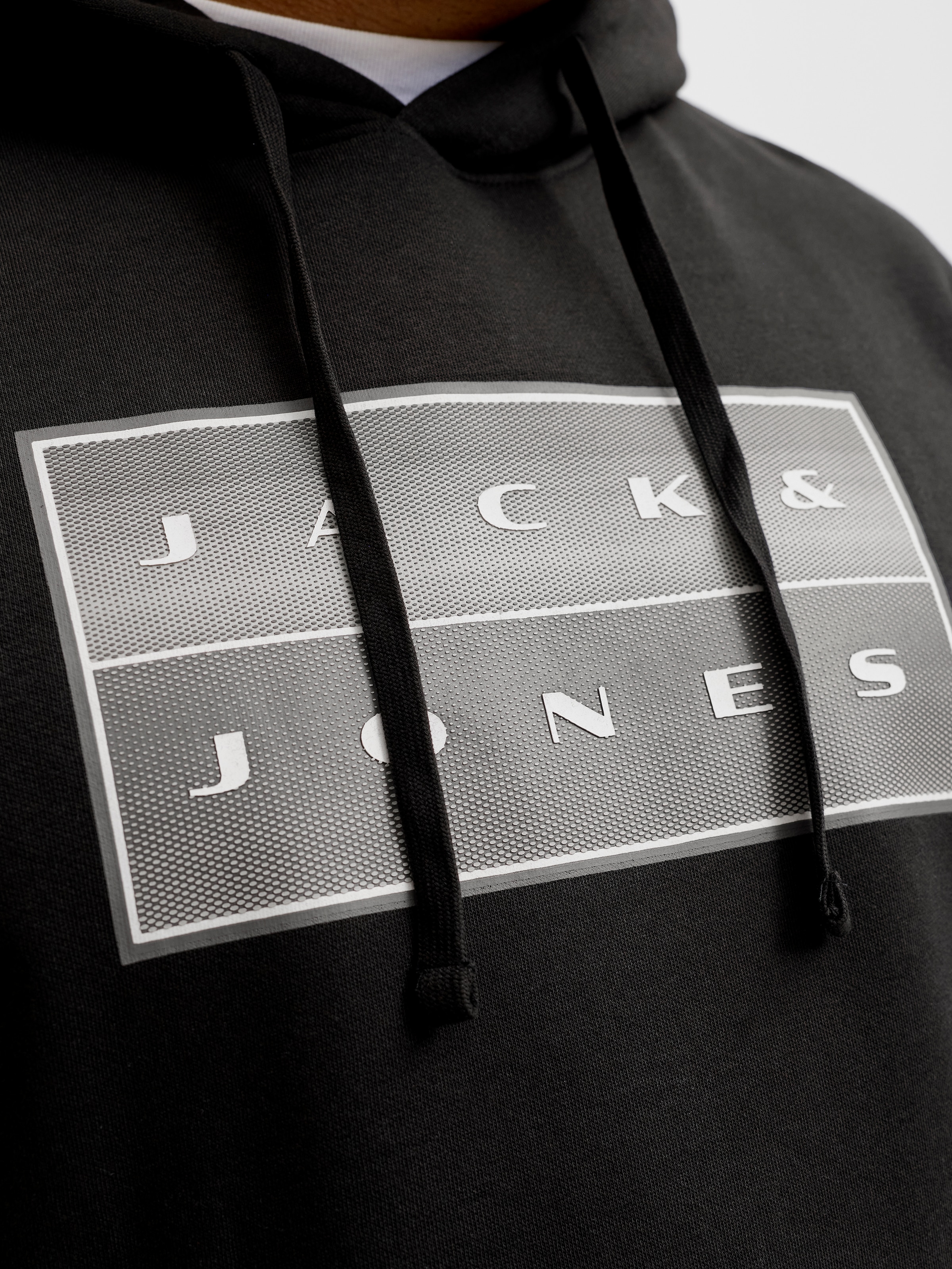 Jack & Jones PlusSize Kapuzensweatshirt »JCOFUSION BOX SWEAT HOOD PLS«, Baumwollmischung, regular fit
