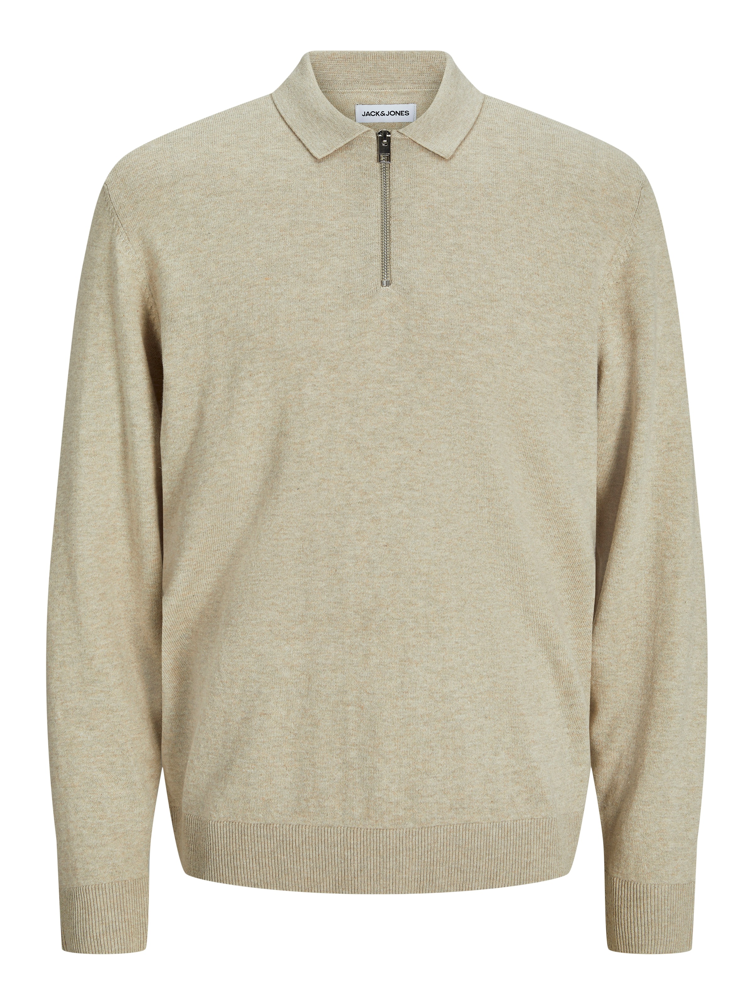 Jack & Jones Polokragenpullover »JJEEMIL KNIT POLO HALF ZIP LS NOOS«, mit Polo Kragen