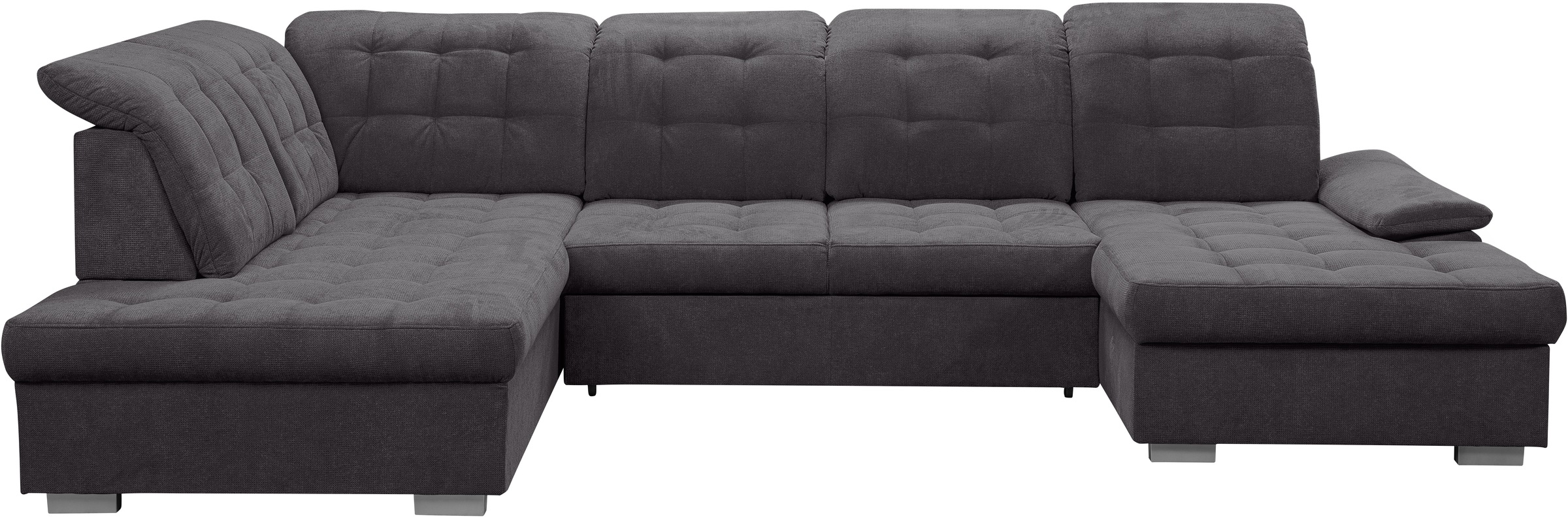 WERK2 Wohnlandschaft "Kordula-New U-Form", Sofa in U-Form mit Schlaffunktio günstig online kaufen