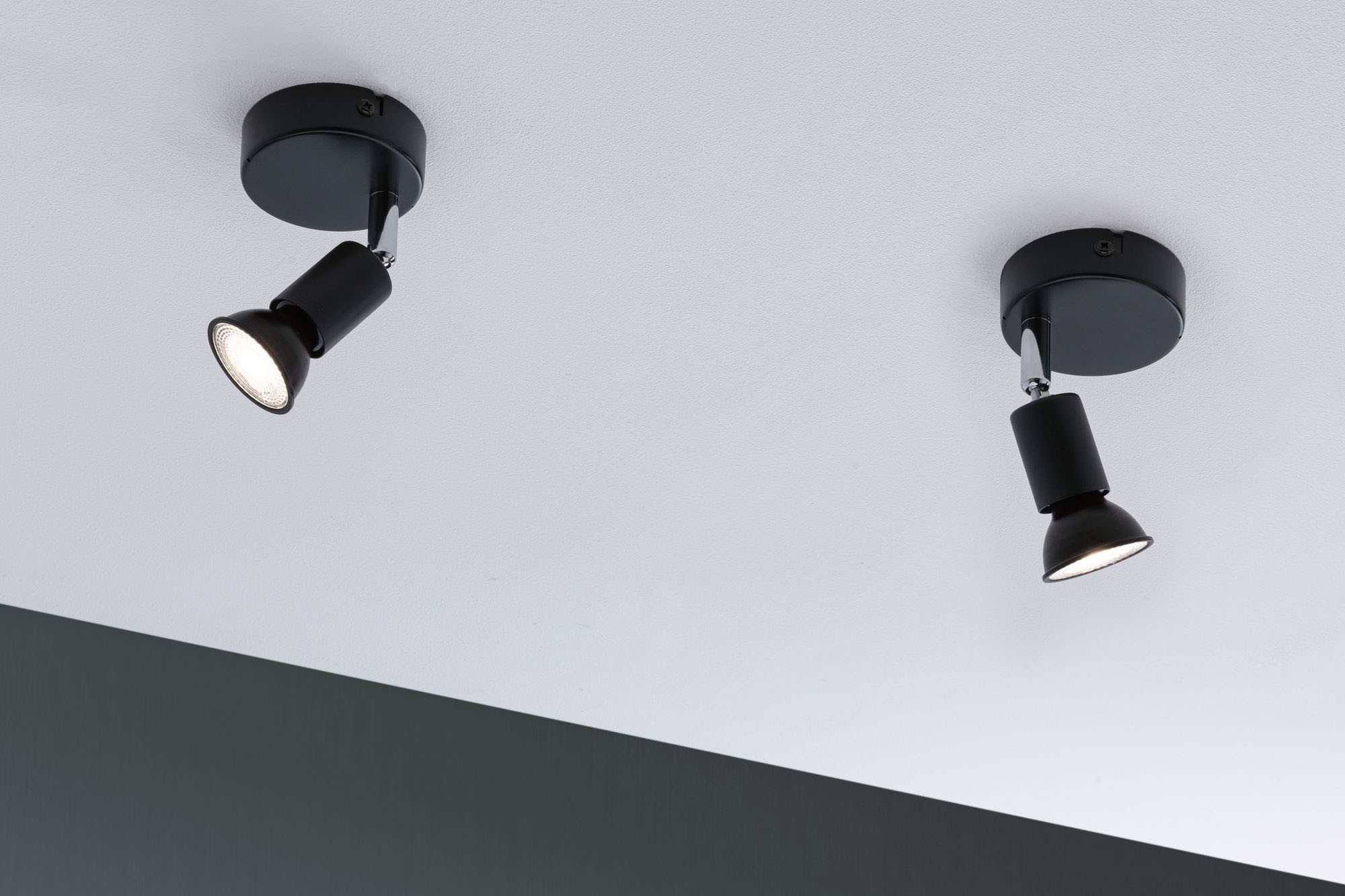 Paulmann Wandleuchte »Carolina«, 1 flammig, Leuchtmittel GU10 | ohne Leuchtmittel, Spotlight IP44 max. 1x10W Chrom 230V Metall, GU 10