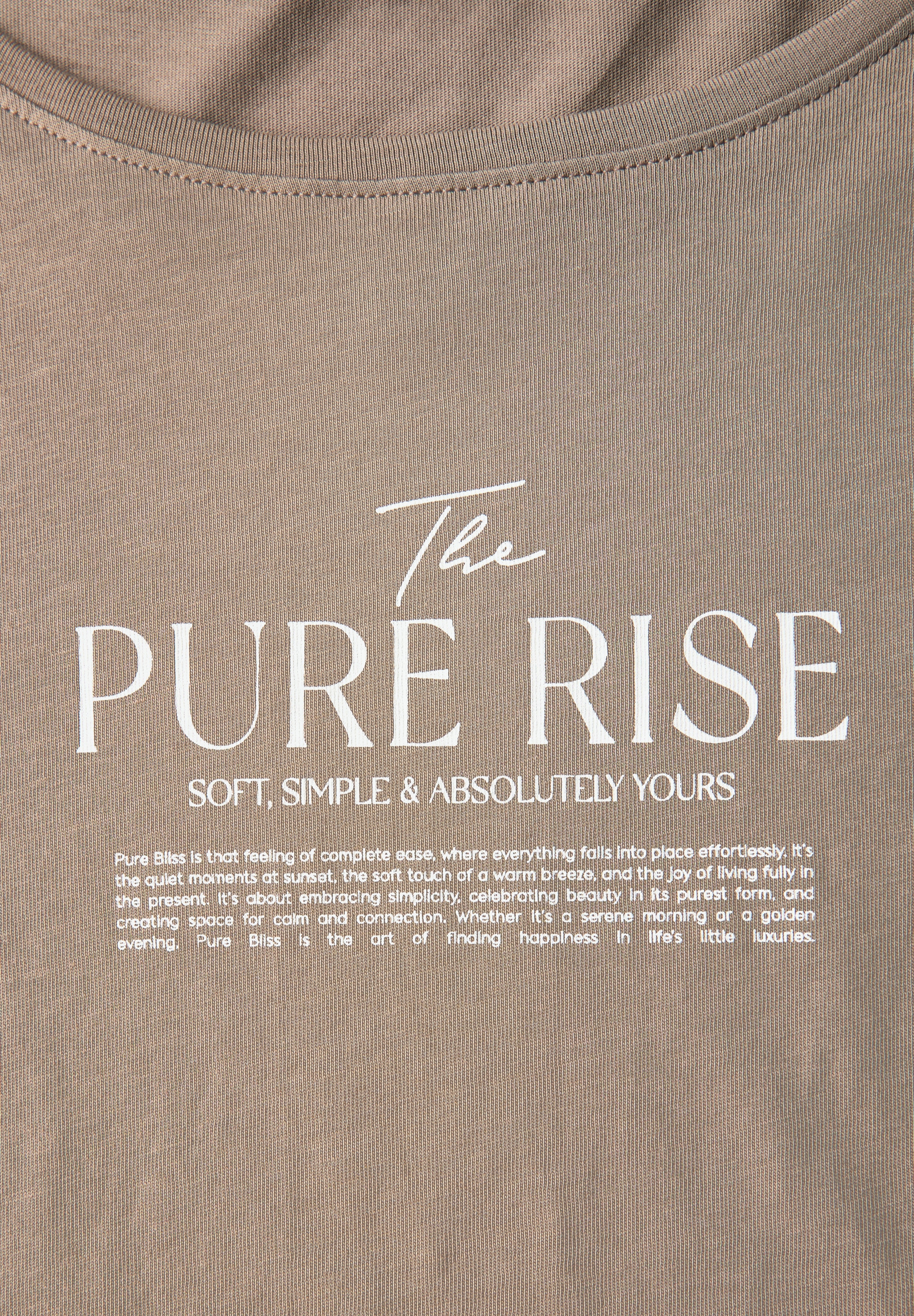 STREET ONE T-Shirt, mit Wording Artwork