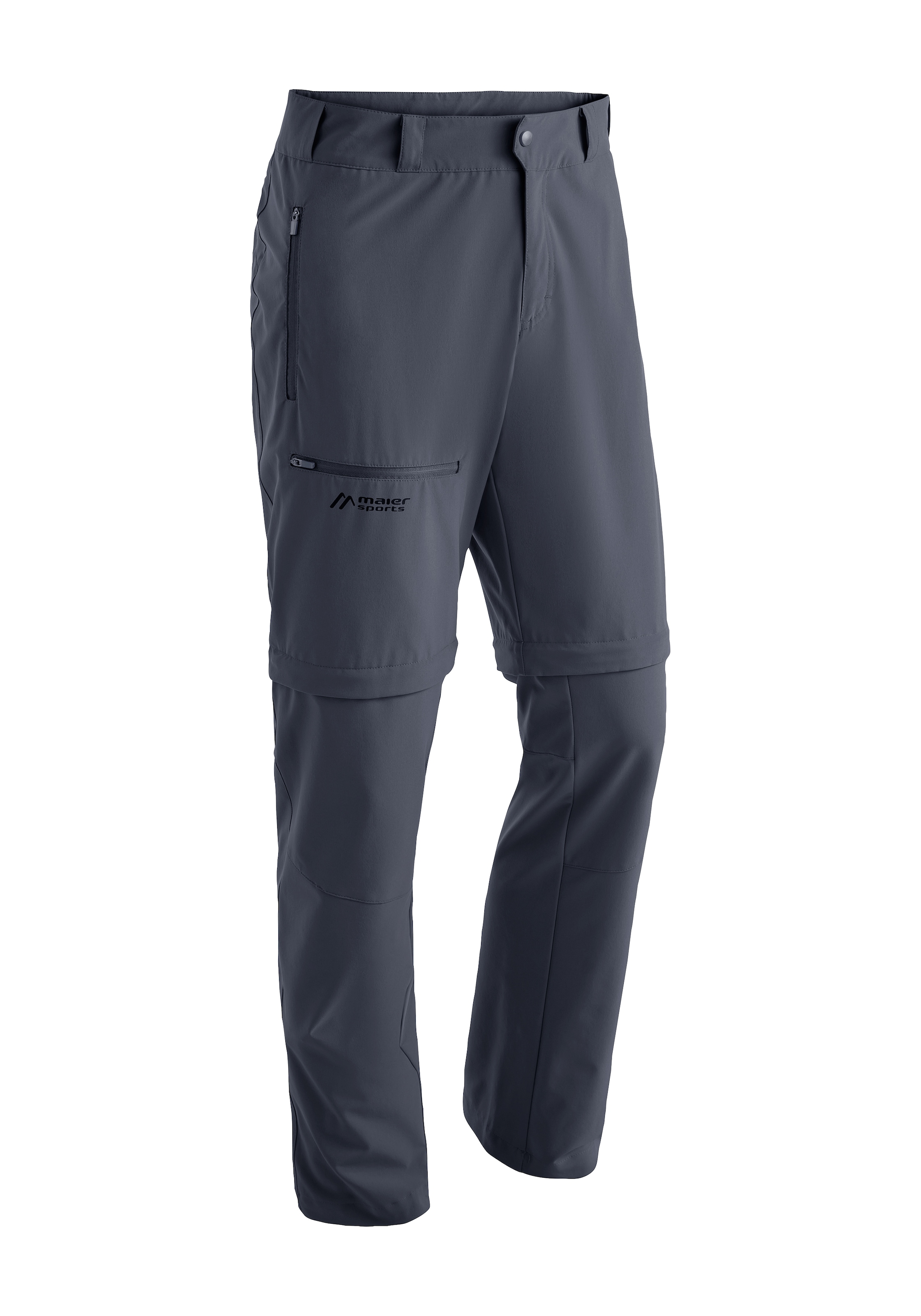 Maier Sports Funktionshose "Latit Zip M", Herren Wanderhose, zipp-off Outdoor-Hose, 4 Taschen, Regular Fit