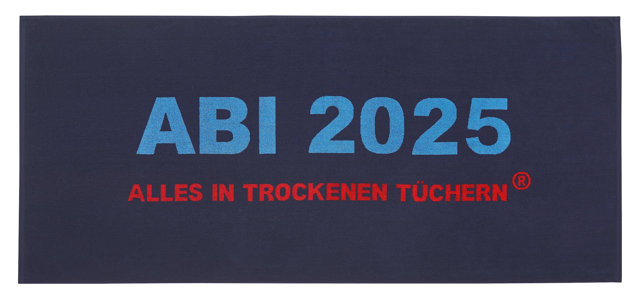 Strandtuch »ABI 2025«, (1 St.), 75x180 cm, "ABI 2025-Alles in trockenen Tüchern"