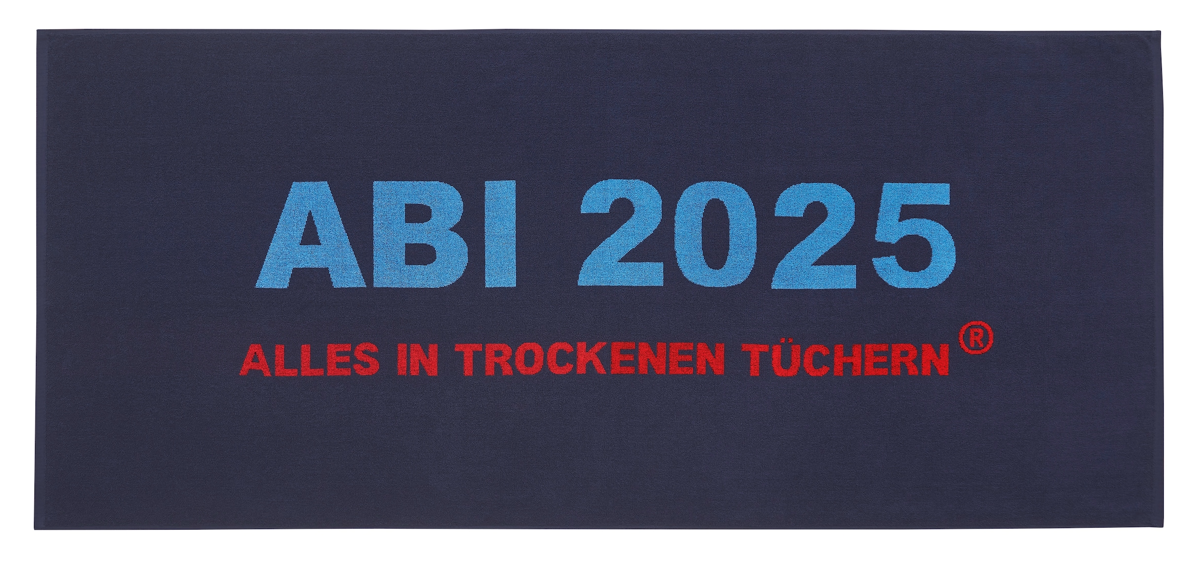Egeria Strandtuch "ABI 2025" 75x180 cm, "ABI 2025-Alles in trockenen Tücher günstig online kaufen