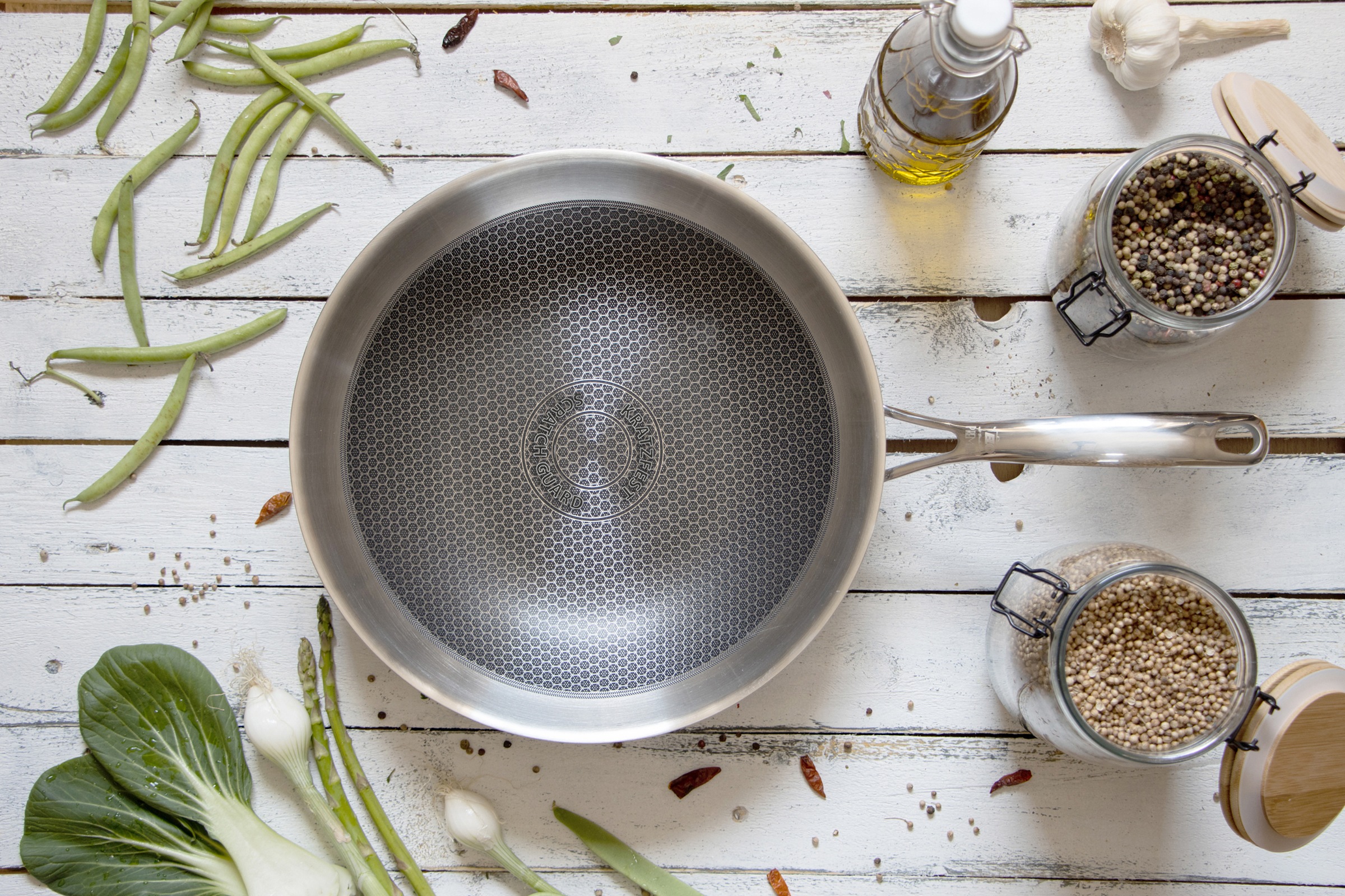 Elo Premium Wok »Relief Evolution Wokpfanne« Edelstahl 18/10 1 tlg. tlg.