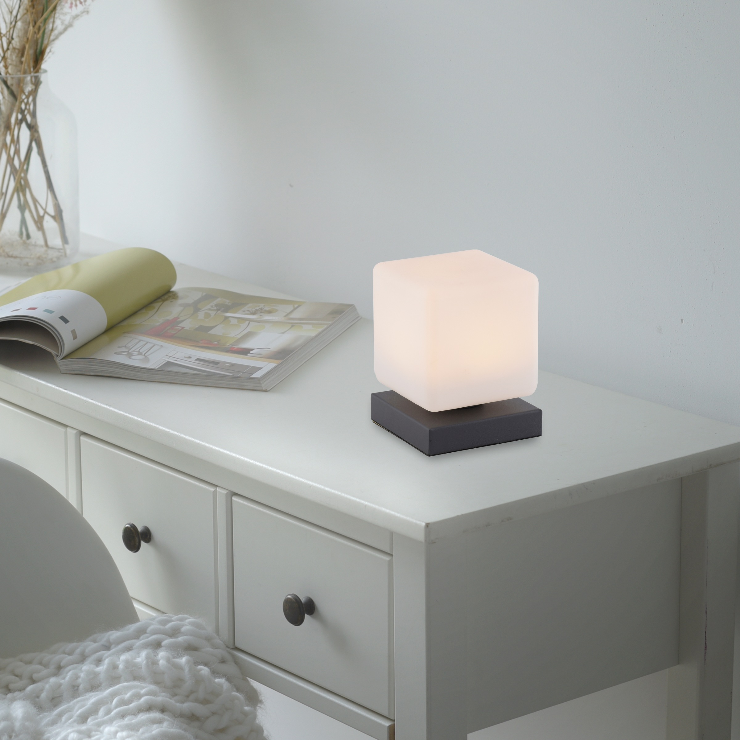 Paul Neuhaus Tischleuchte "DADOA", 1 flammig, Leuchtmittel LED-Board  LED f günstig online kaufen