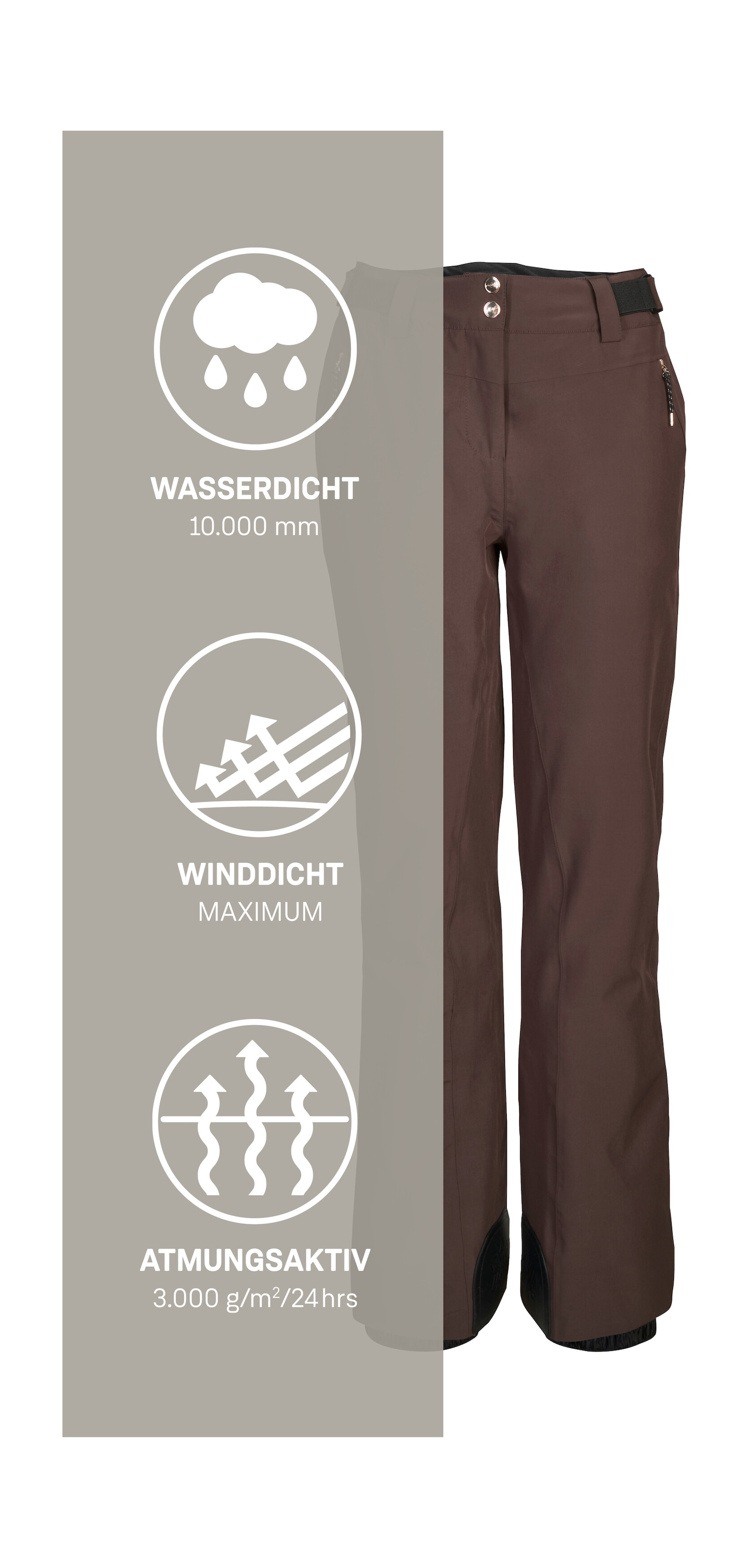 Killtec Skihose »KSW 311 WMN SKI PNTS«  Wasserdichte, atmungsaktive Skihose mit Schneefang und Kantenschutz