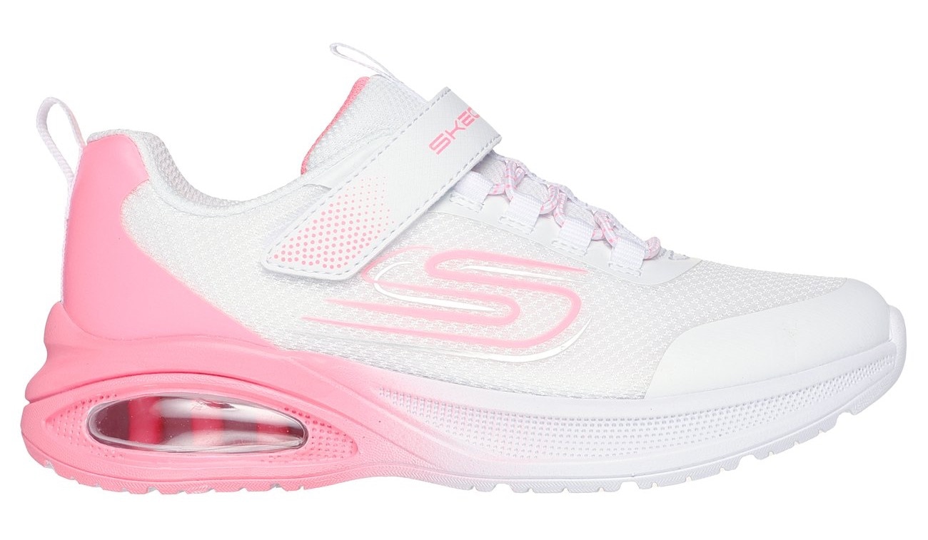 Skechers Kids Sneaker »MICROSPEC MAX ADVANCE«, Slip-OnSneaker, Klettverschluss,S-Logo, Größenschablone zum Download