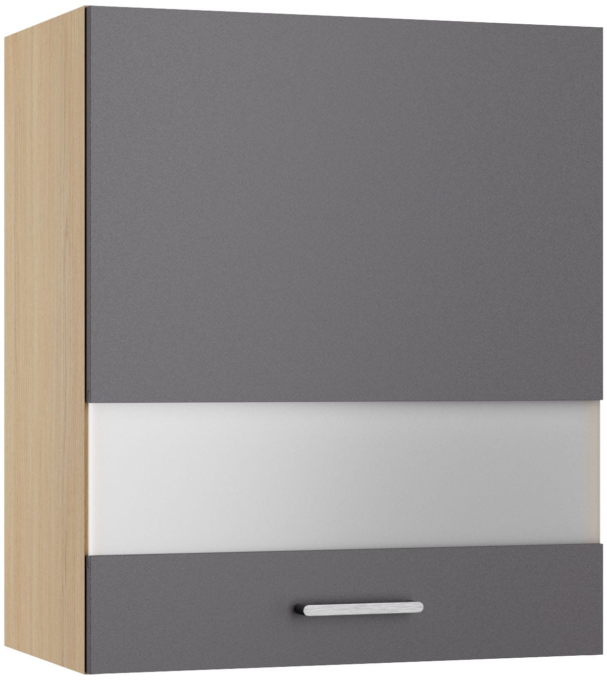 KOCHSTATION Hängeschrank "KS-Lucy" Breite 60 cm, mit 1 Segmentglastür, 2 Einlegeböden, Soft-Close
