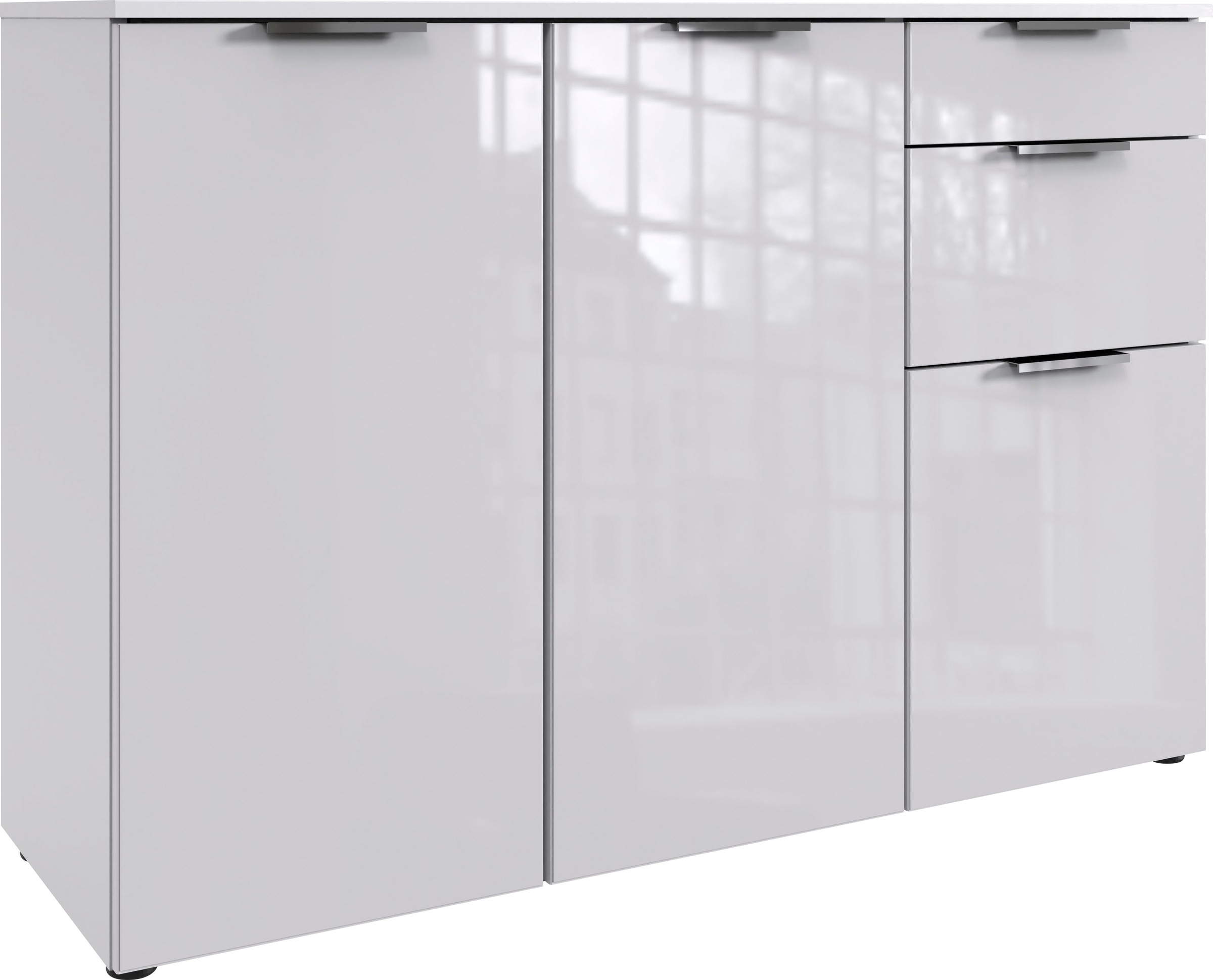 Wimex Kombikommode "Level36 C by fresh to go", mit Glaselementen auf der Front, soft-close Funktion, 122cm breit