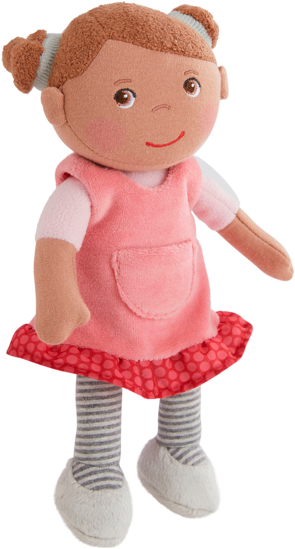 HABA Kinder Stoffpuppe "Kuschelpuppe Camila", bunt, Baumwolle, Polyester, Puppen
