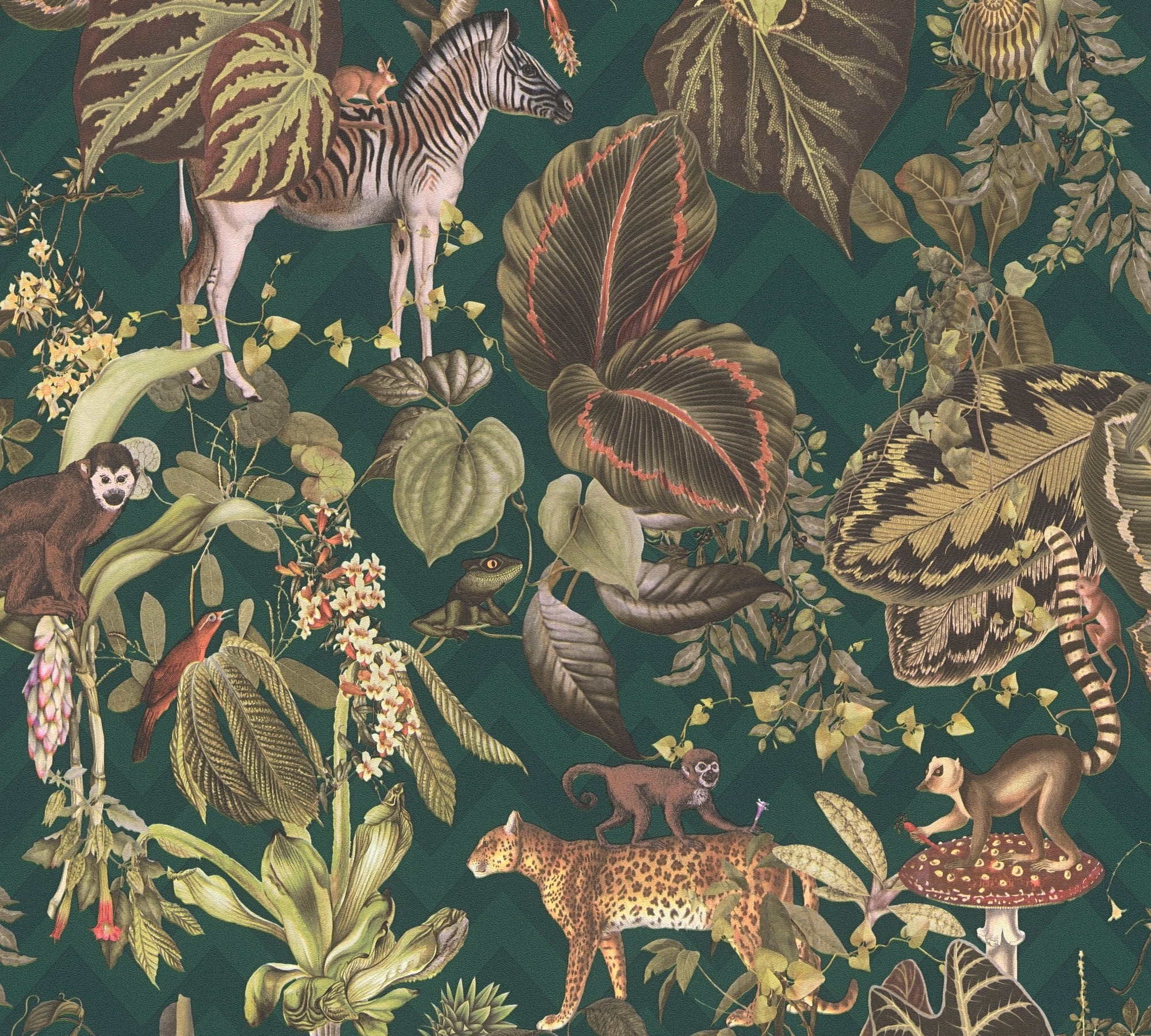 METROPOLIS BY MICHALSKY LIVING Vliestapete "Change is good, Jungle Joy" botanisch floral tropisch leicht strukturiert Designertapete Tapete Dschungel Tapeten Wohnzimmer Schlafzimmer Küche