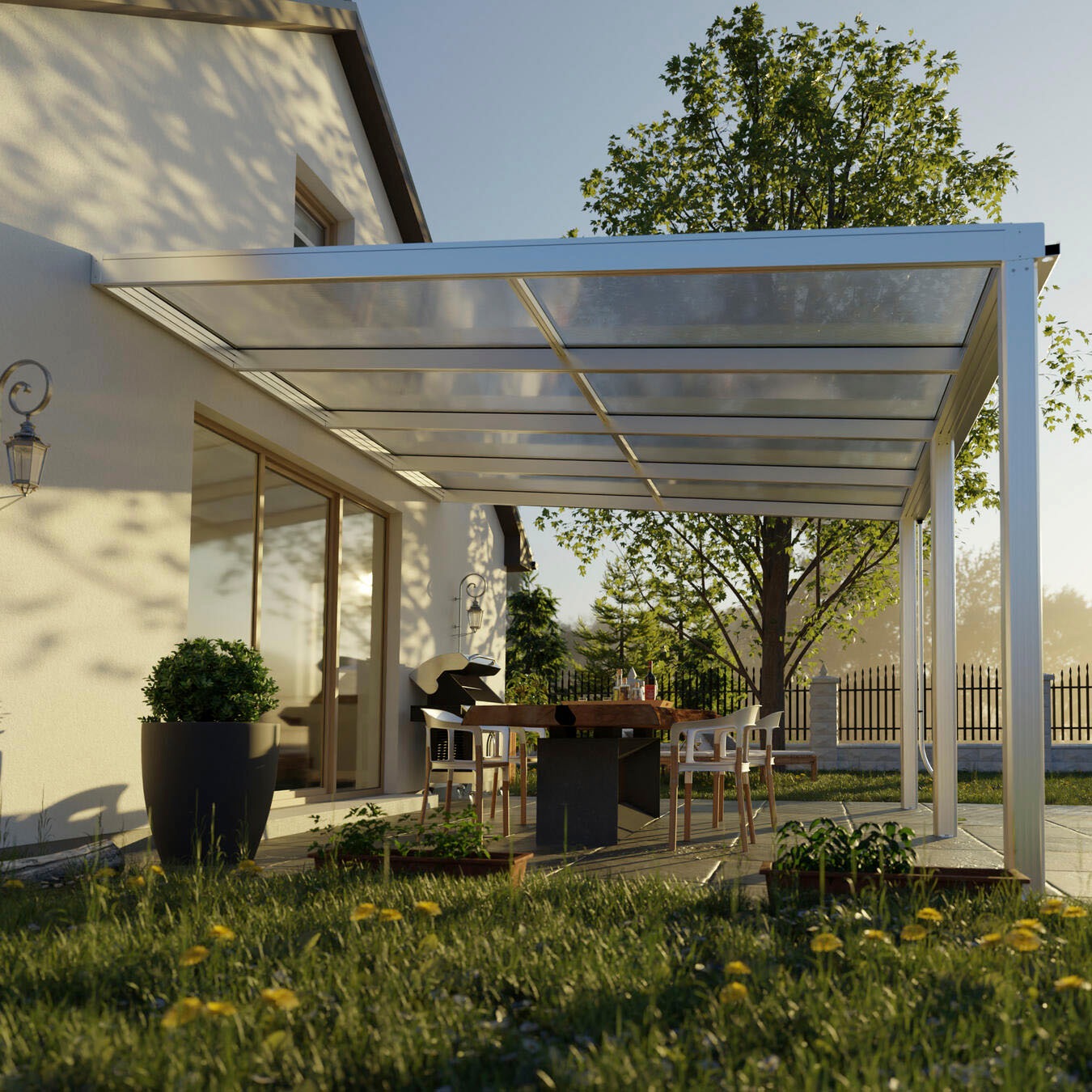 Beckmann Terrassendach »Exklusiv Gr. 10«