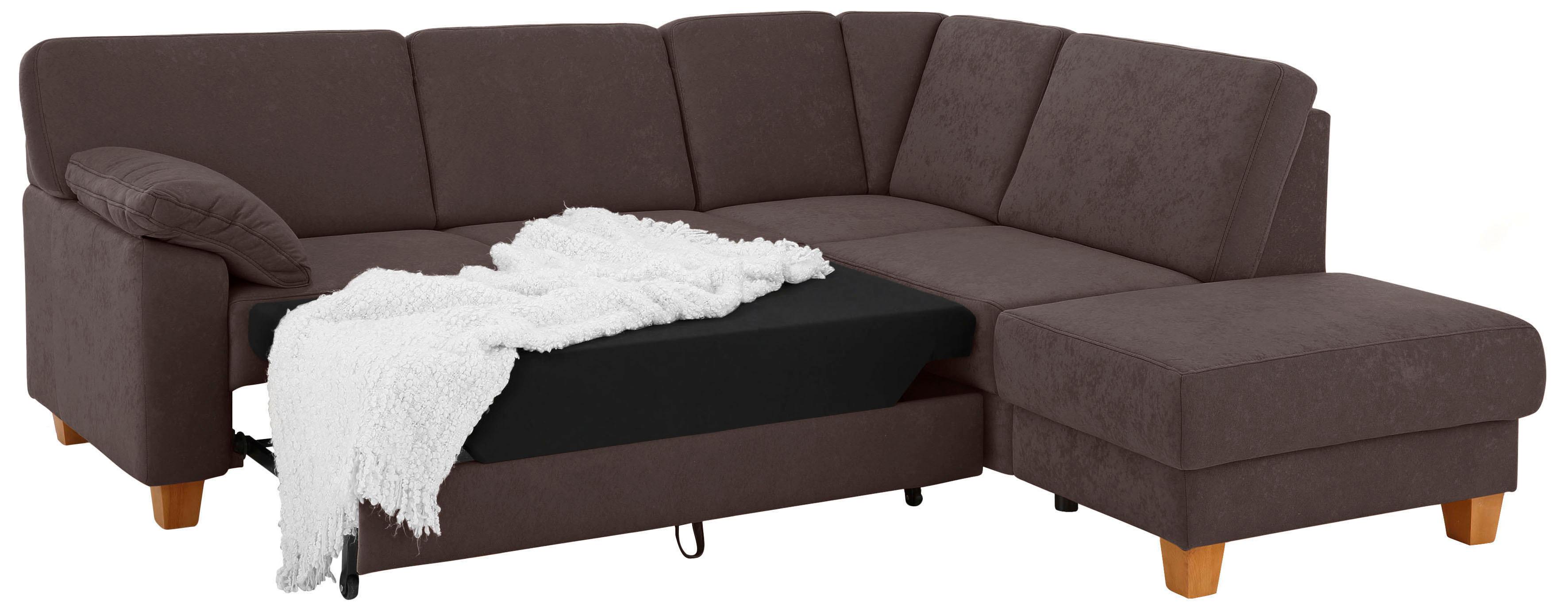Thumbnail - Home affaire Ecksofa "Belfort L-Form", mit Federkern, wahlweise mit Bettfunktion und Stauraum