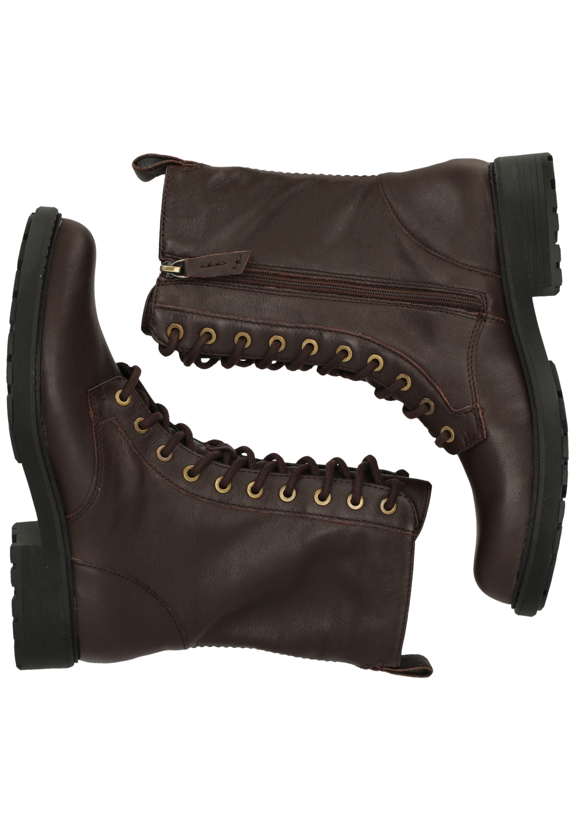 Clarks Stiefel »Orinoco2 Style Dark Brown Lea«  mit klassischer Schnürung