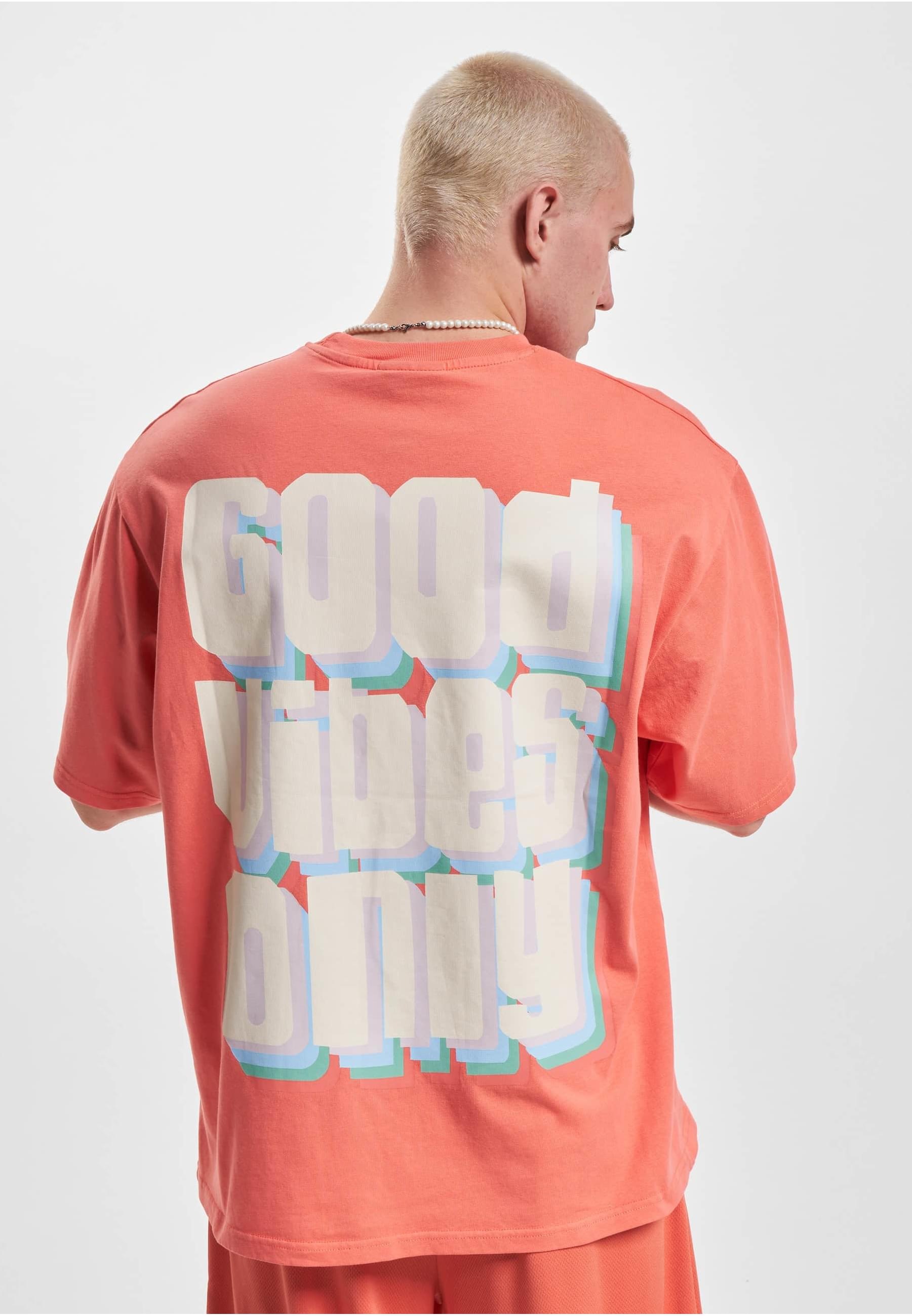 2Y Studios T-Shirt »2Y Studios Herren 2Y Good Vibes Only Oversize Tee«, (1 tlg.)