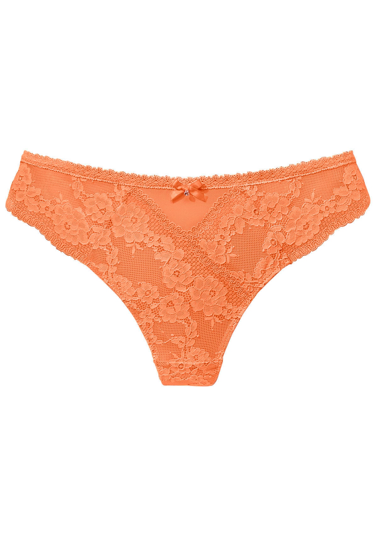 LASCANA Tanga, rundherum aus floraler Spitze