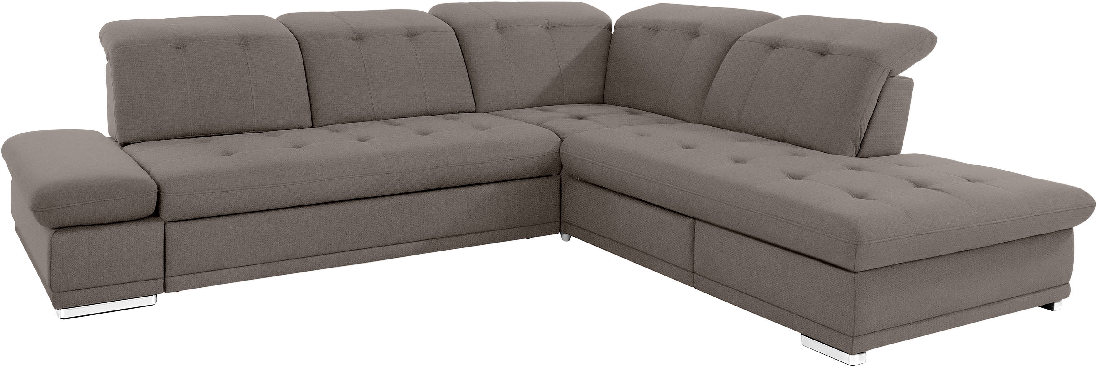 Thumbnail - COTTA Ecksofa "Holiday L-Form mit Sitztiefen-, Armteil- und Kopfteilverstellung" wahlweise mit Bettfunktion & Bettkasten