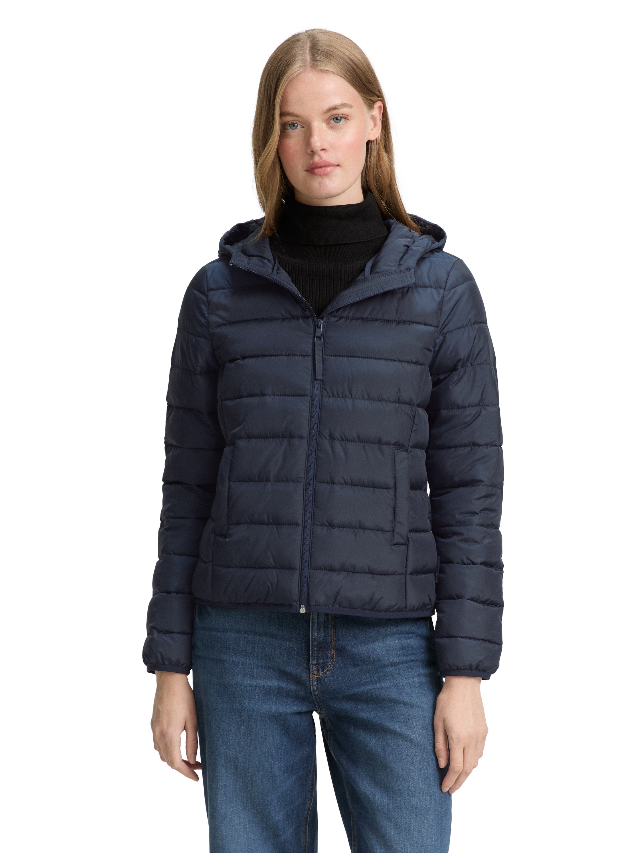 TOM TAILOR Denim Steppjacke, mit Kapuze, mit Kapuze günstig online kaufen