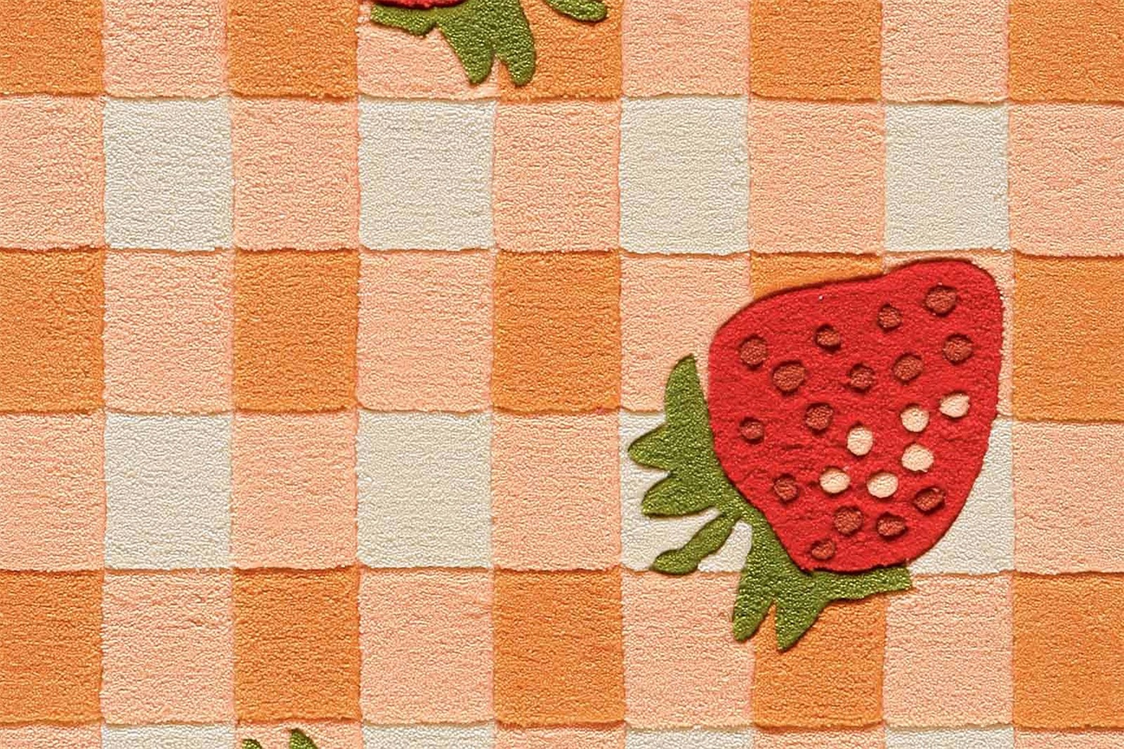 Arte Espina Teppich »Joy 996«, rechteckig, 22 mm Höhe, Farbenfrohes Design mit süßen Erdbeeren