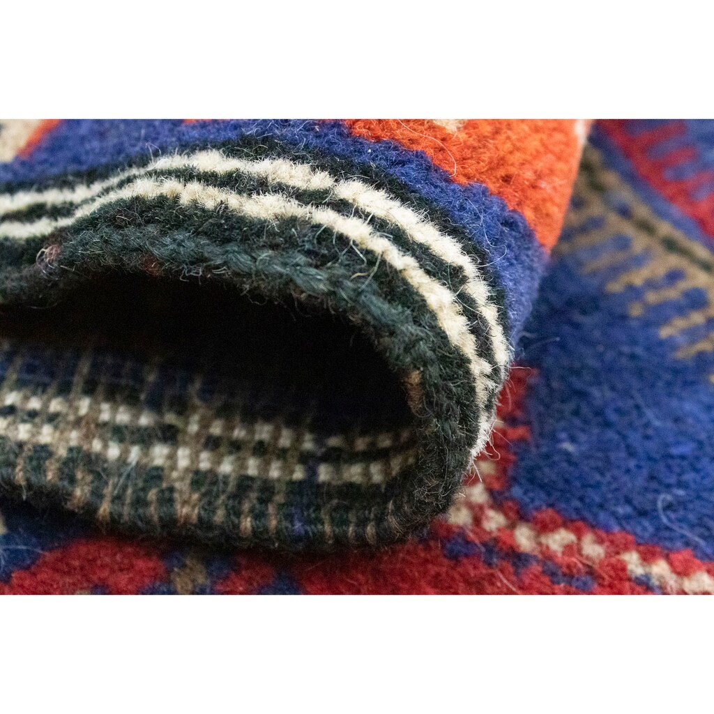 morgenland Wollteppich »Belutsch Teppich handgeknüpft mehrfarbig«, rechteckig, handgeknüpft
