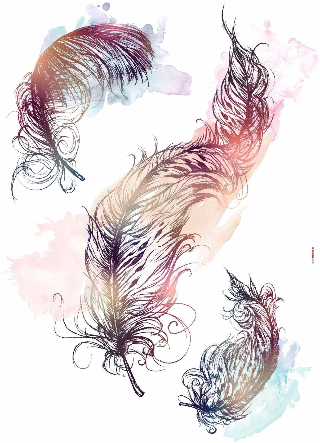 Komar Deko-Sticker Flamingo 50 cm x 70 cm günstig online kaufen