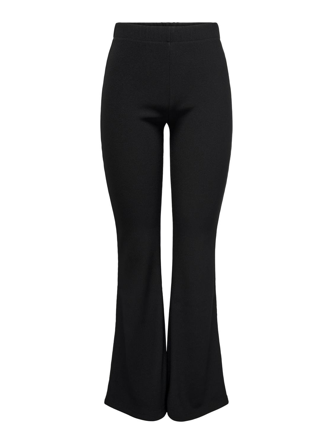 ONLY Jerseyhose »ONLFEVER RIB FLARED PANTS JRS NOOS«