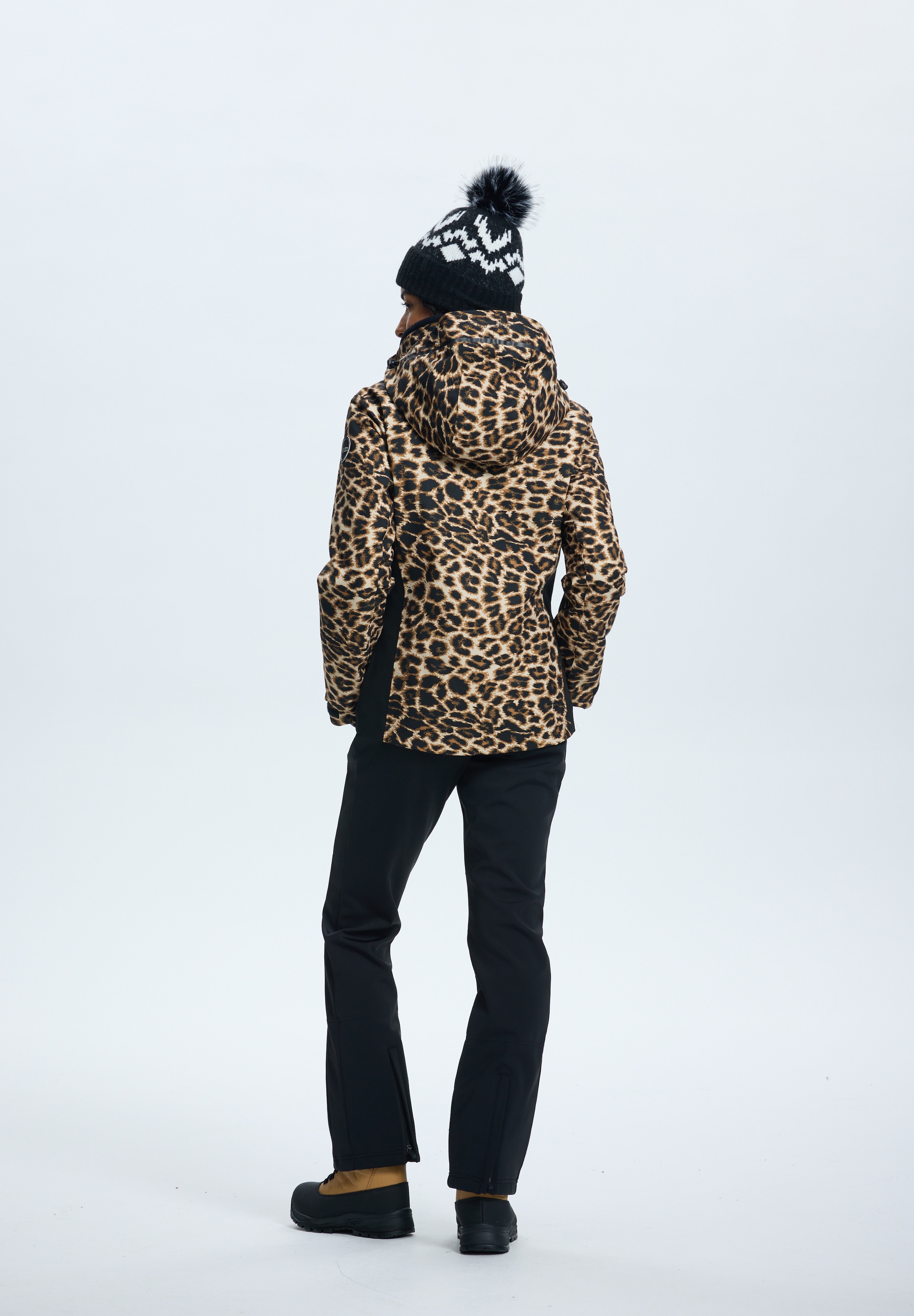 Icepeak Skijacke »ICEPEAK FOWLER« 1 Stk. tlg. Leoprint, Atmungsaktiv, wasserabweisend