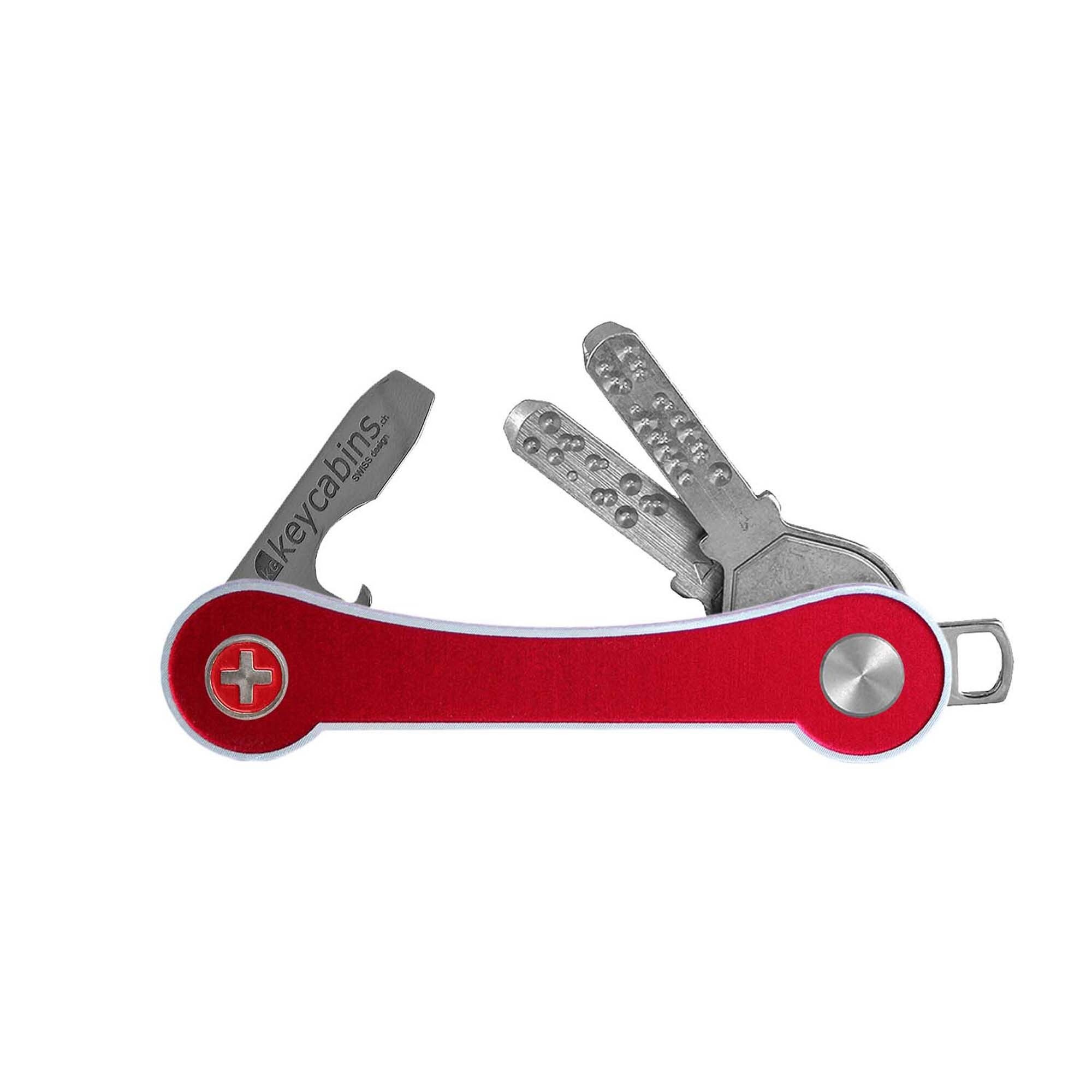 keycabins Schlüsselanhänger »Aluminium frame« SWISS Made