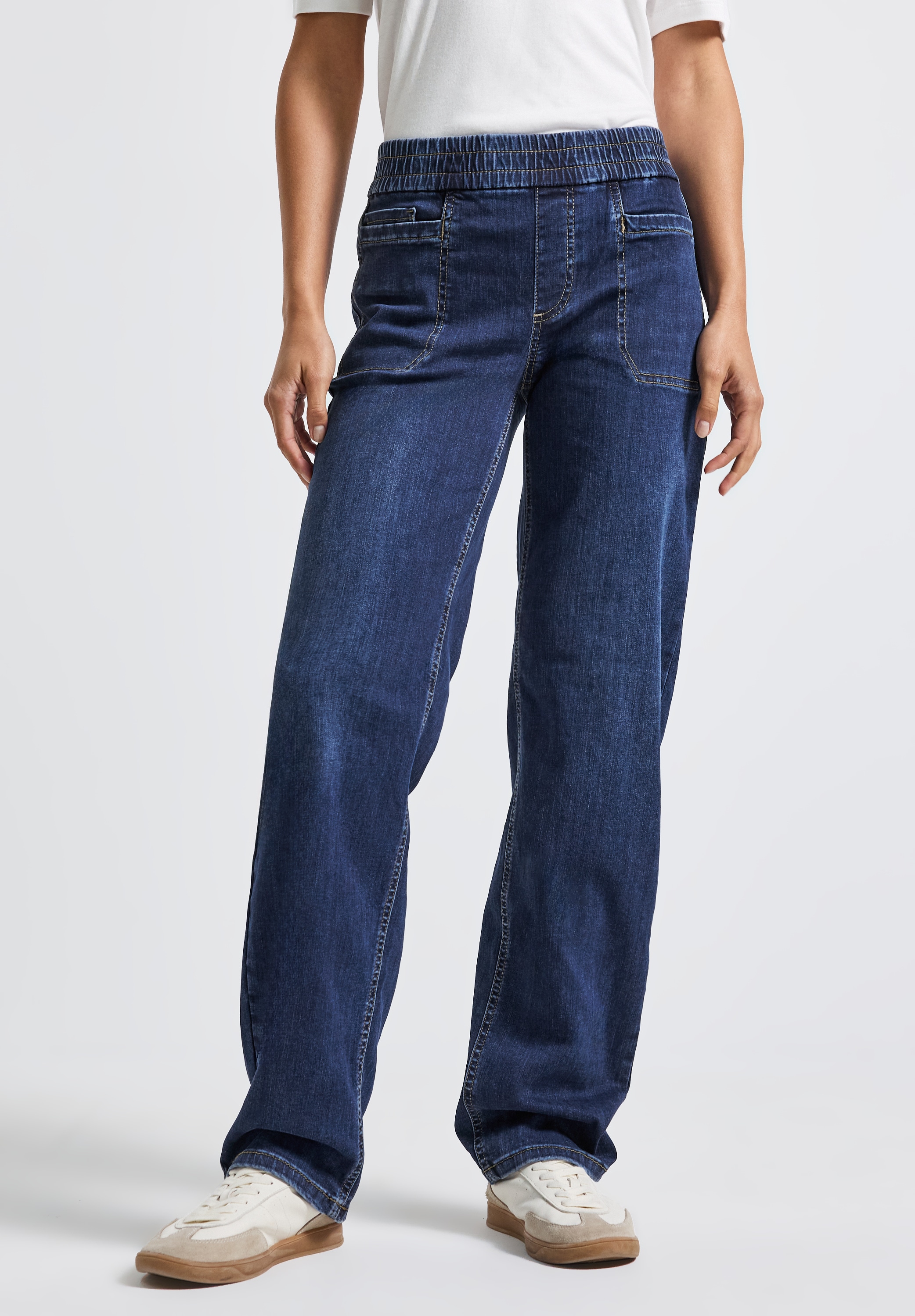 STREET ONE Comfort-fit-Jeans, aus Baumwolle mit Stretchanteil