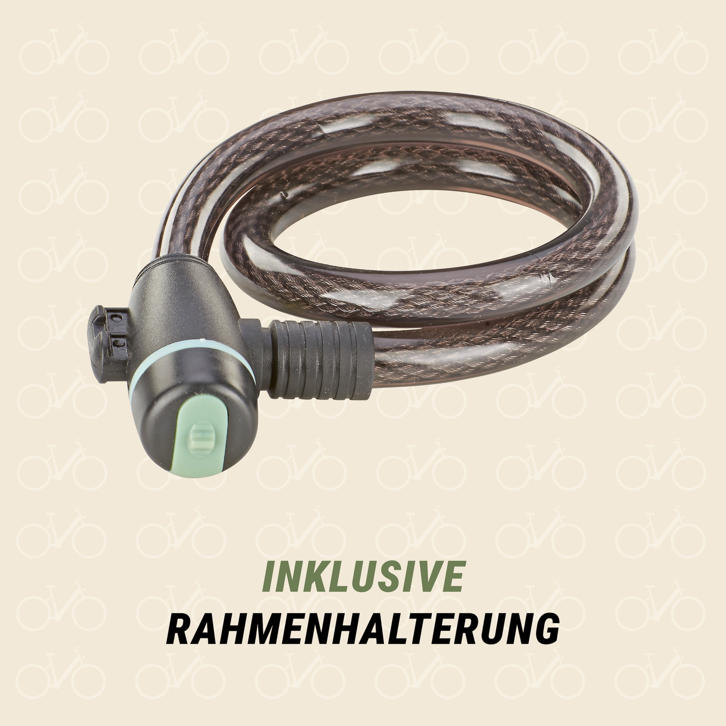 Prophete Kabelschloss »Kabelschloss« mit Halterung, 