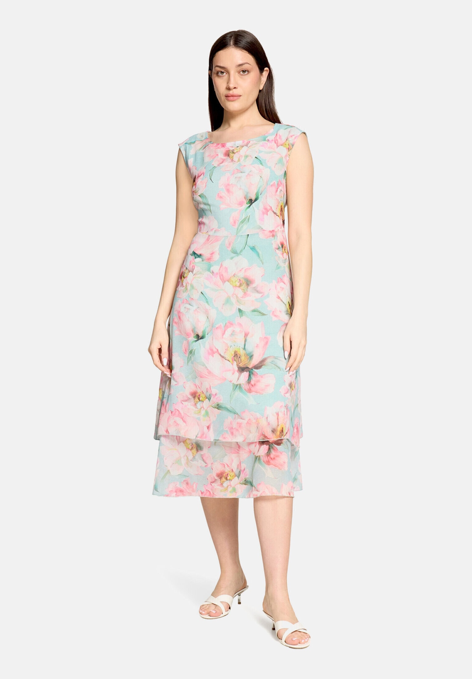 Betty Barclay Chiffonkleid »Damen mit Bindegürtel« Ohne Tasche