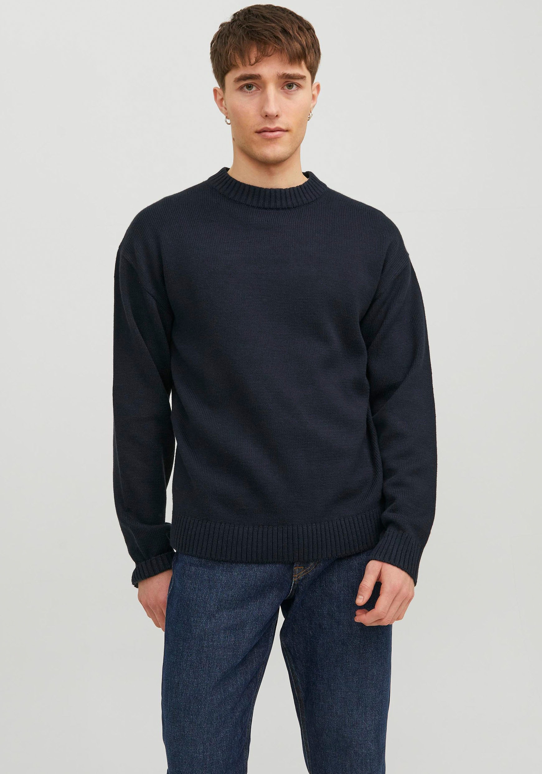 Jack & Jones Rundhalspullover "JJEJACK KNIT CREW NECK SN"