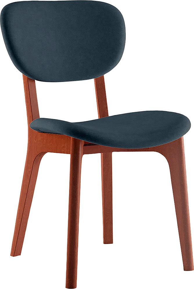 INOSIGN Stuhl "COZY Made in Italy" (Set) 2 Stk. Microfaser Gestell in Buche günstig online kaufen