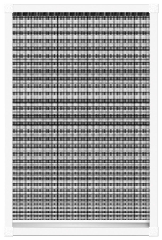 SCHELLENBERG Insektenschutz-Fensterrahmen »für Fenster«, Insektenschutzplissee, 140 x 150 cm, weiß, 70992