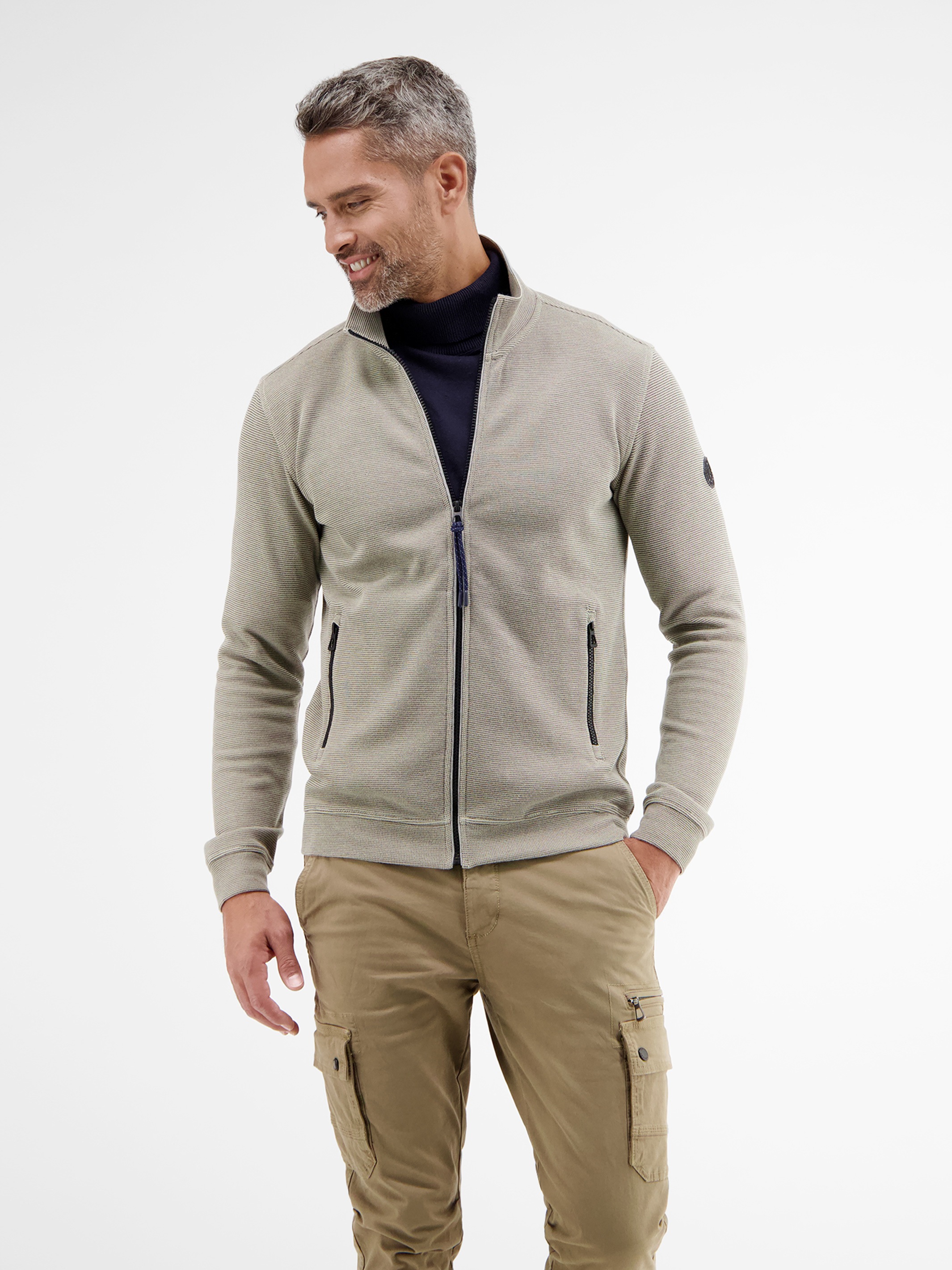 LERROS Sweatshirt »LERROS Sweatjacke in Ripp-Qualität« kaufen | BAUR